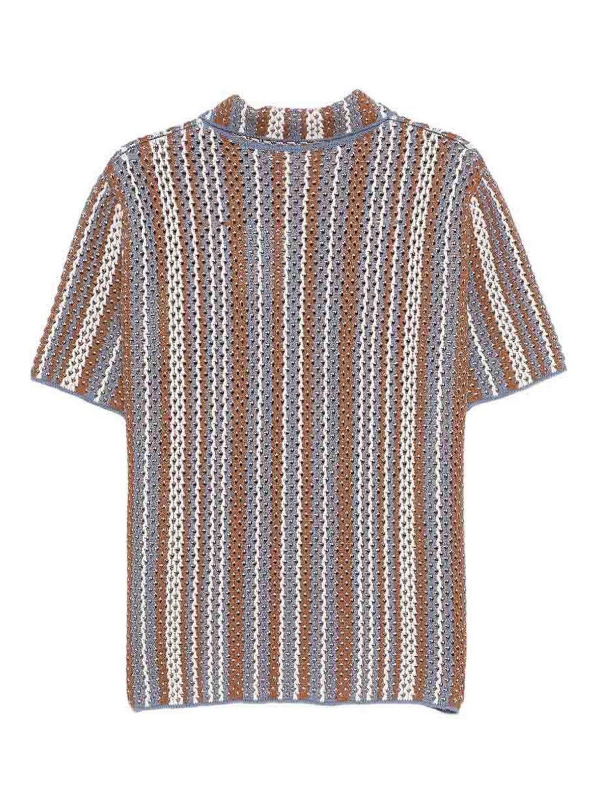 Striped Short Sleeve Shirt 265112011 (altea / シャツ・ブラウス ) | altea (アルテア)(1)