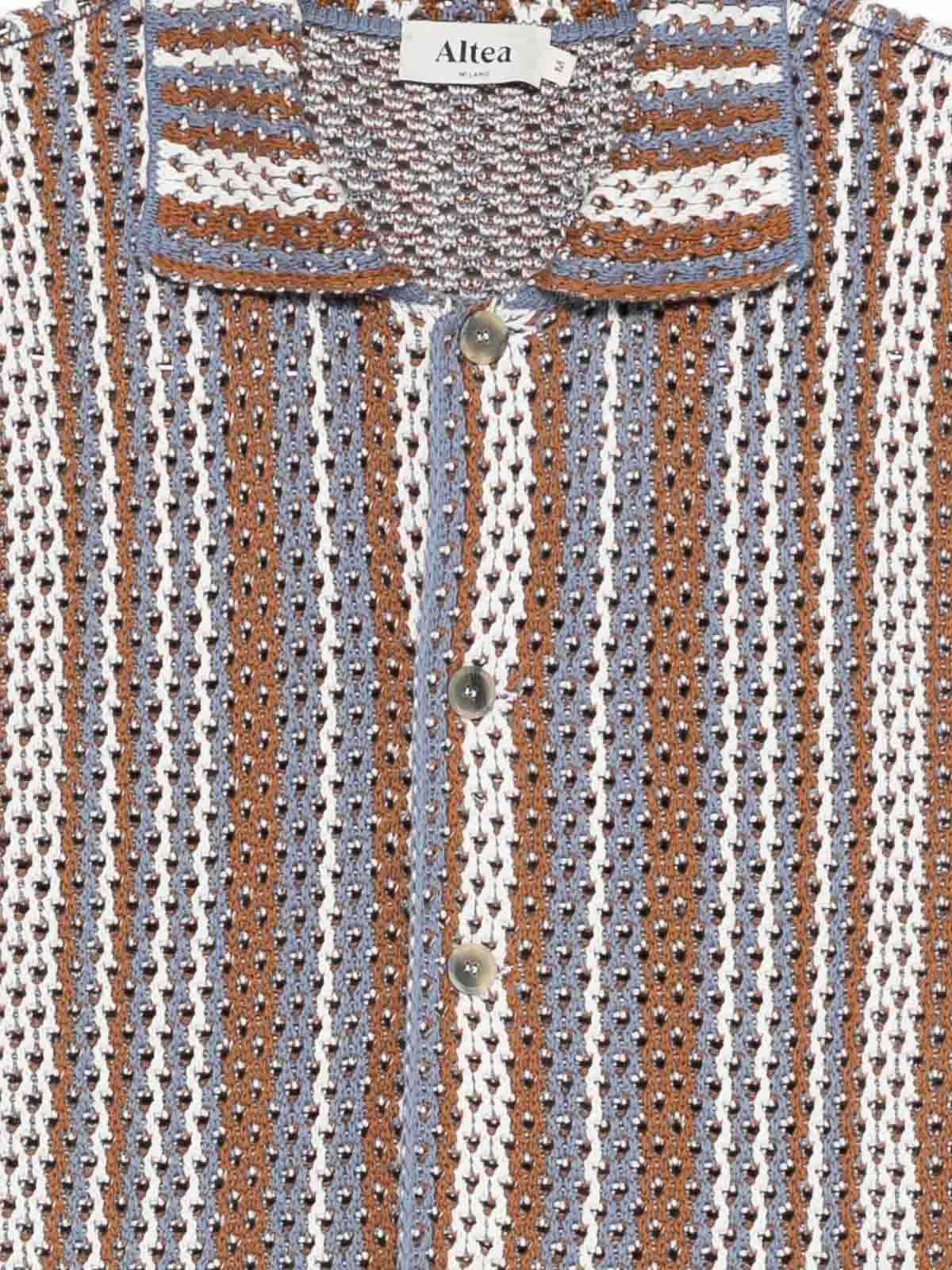 Striped Short Sleeve Shirt 265112011 (altea / シャツ・ブラウス ) | altea (アルテア)(2)