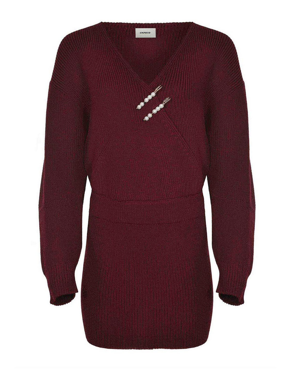 Dress Made Of Wool Blend F5PKWODR088403 (A PAPER KID / ワンピース・ドレス・オールインワン ) | A PAPER KID (ア ペーパー キッズ)