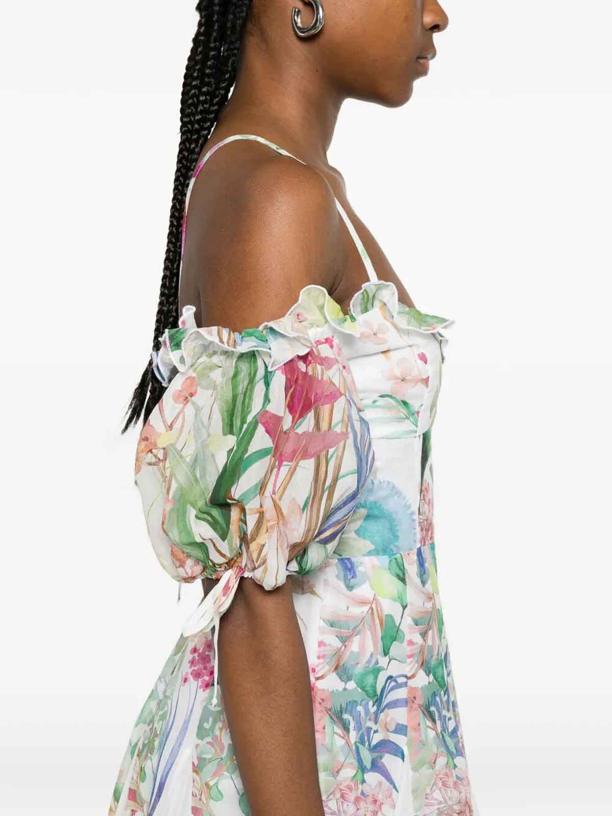 `Seris` Short Dress 262604WHITE (CHARO RUIZ IBIZA / ワンピース・ドレス・オールインワン ) | CHARO RUIZ IBIZA (チャロ ルイス イビサ)(2)