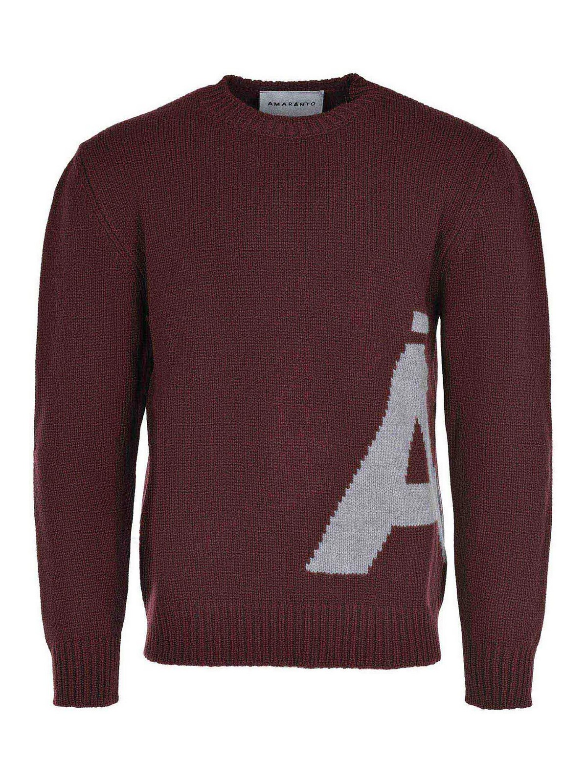 Burgundy Sweater Made Of Wool B9F001428 (AMARÁNTO / ニット・セーター・カーディガン ) | AMARÁNTO (アマラント)