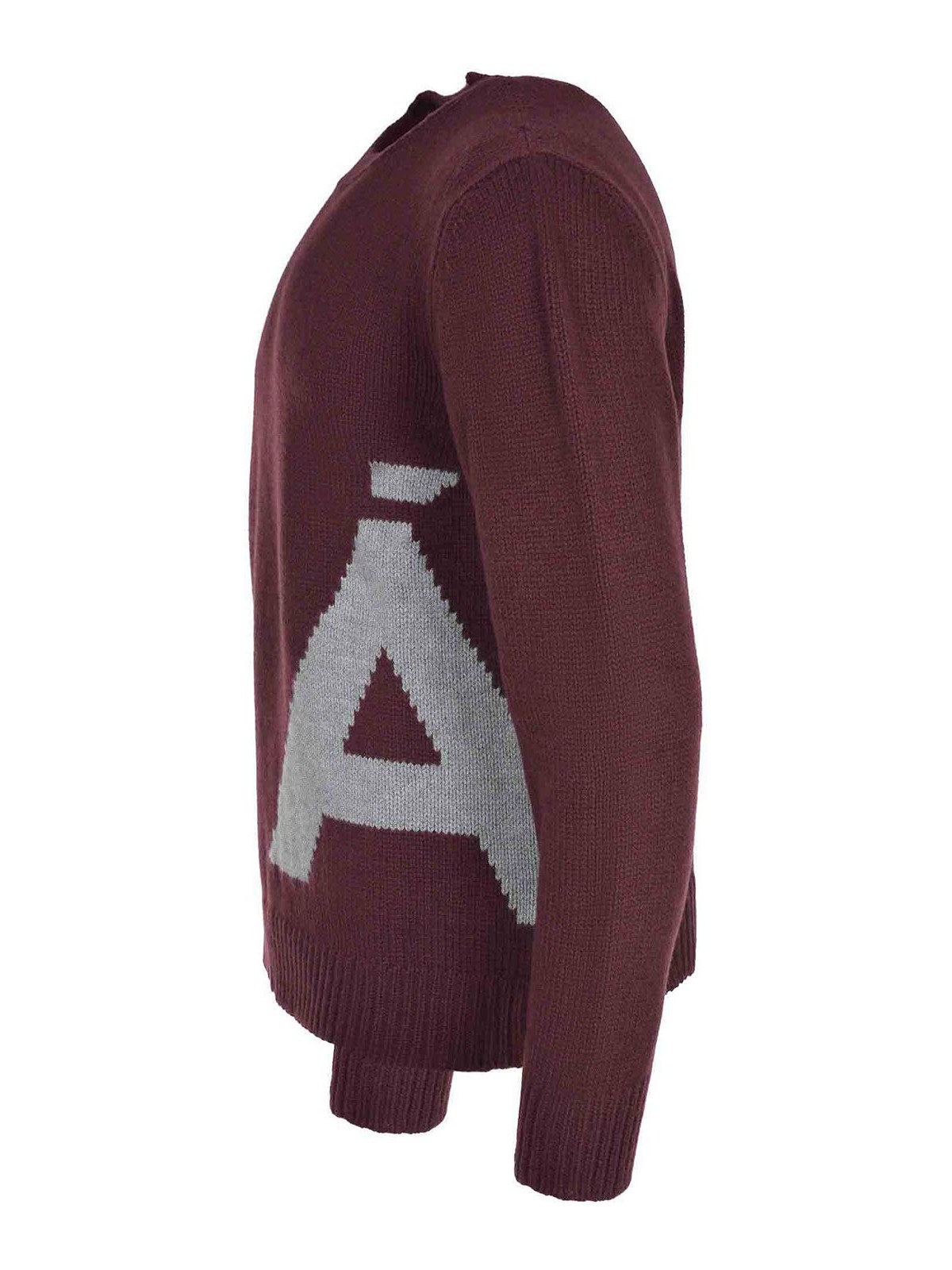 Burgundy Sweater Made Of Wool B9F001428 (AMARÁNTO / ニット・セーター・カーディガン ) | AMARÁNTO (アマラント)(1)