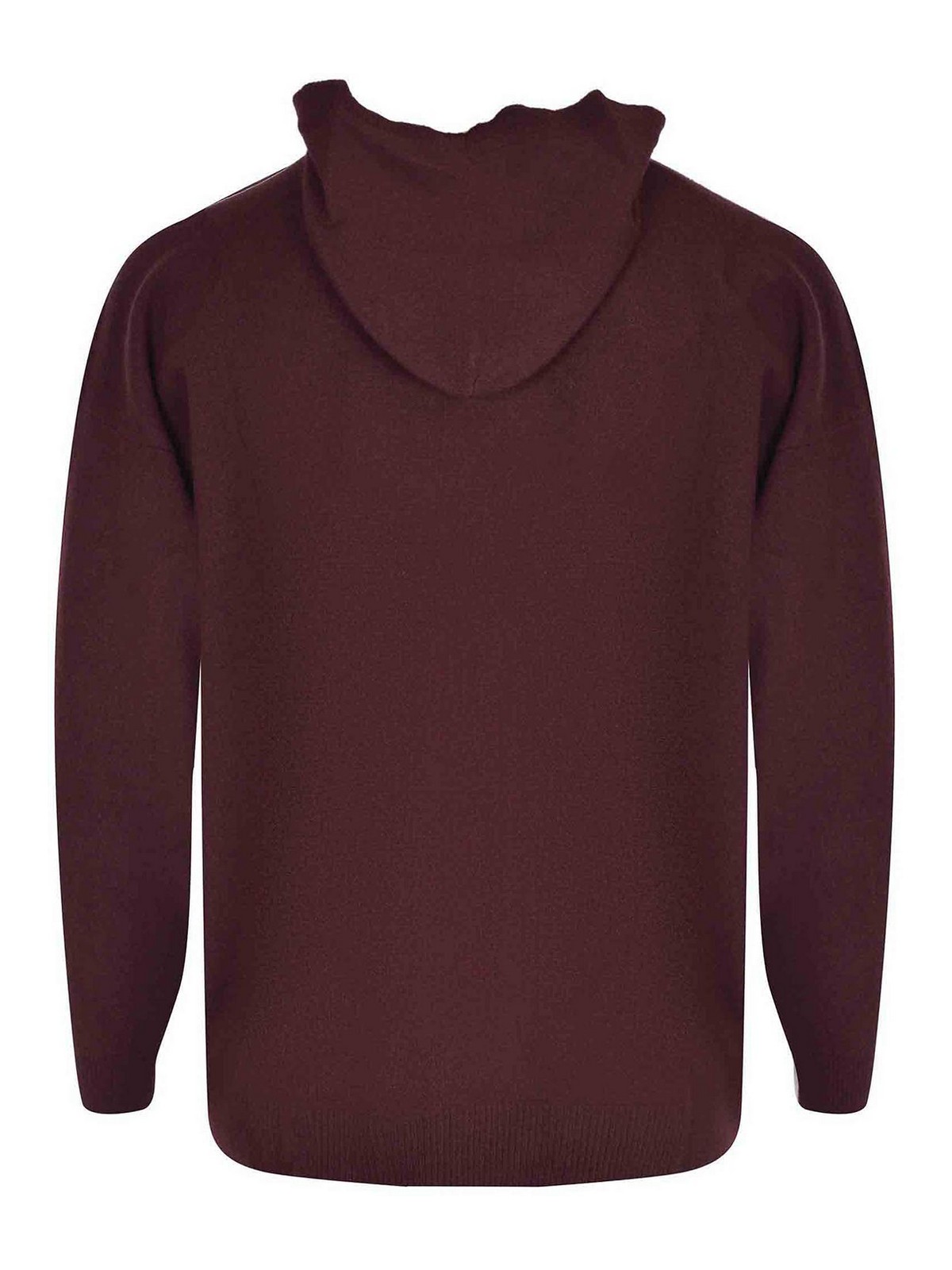 Burgundy Sweater Made Of Wool BF003639 (AMARÁNTO / ニット・セーター・カーディガン ) | AMARÁNTO (アマラント)(3)