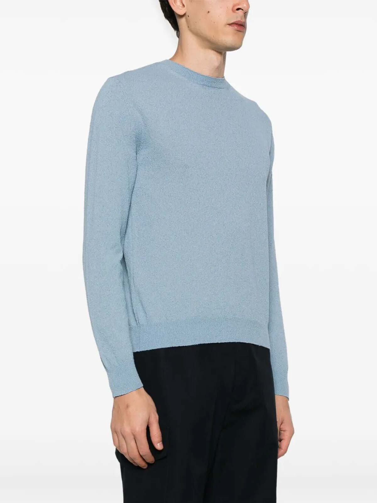 Long Sleeve Crew-Neck Logo Sweater D9SP113L710 (Drumohr / ニット・セーター・カーディガン ) | Drumohr (ドルモア)(2)