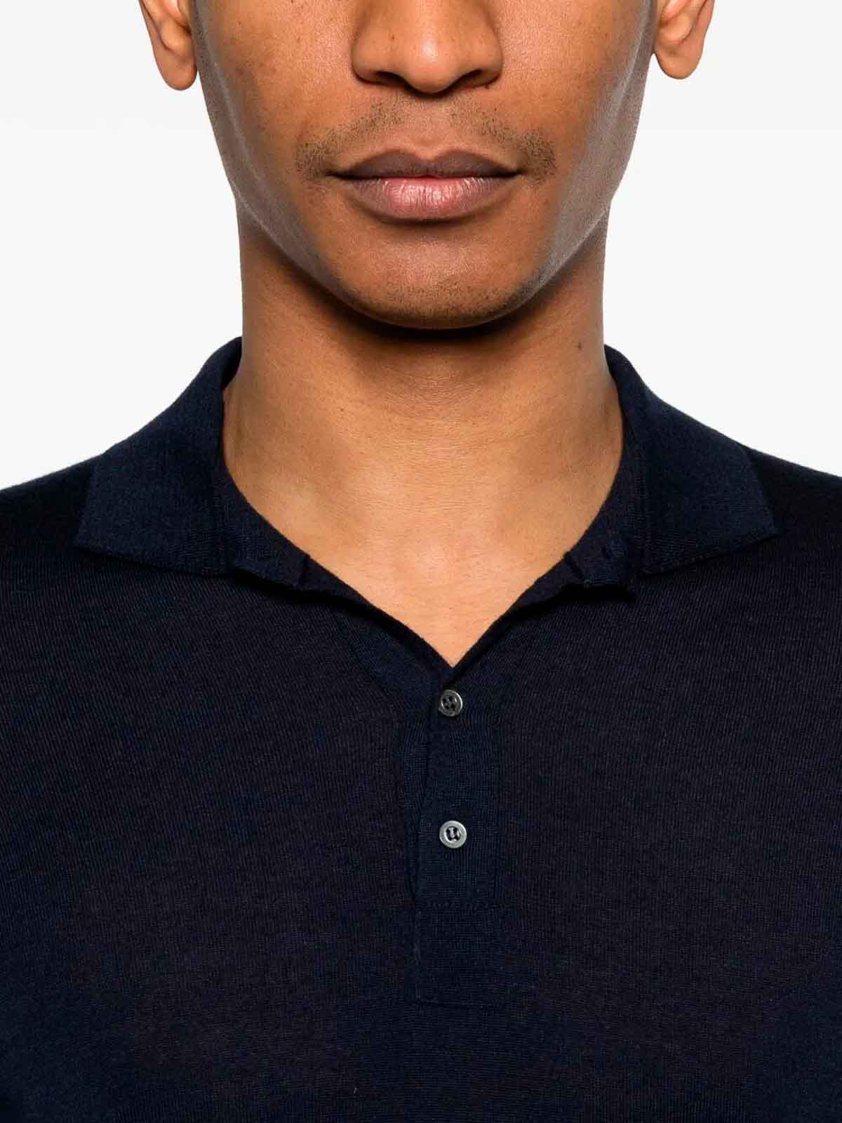 Long Sleeve Polo D0KK145TL790 (Drumohr / ニット・セーター・カーディガン ) | Drumohr (ドルモア)(3)