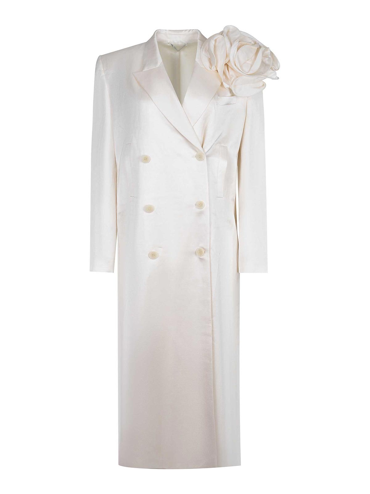 Madra Butrym Coat Made Of Linen Blend 122725CREAM (MAGDA BUTRYM / コート ) | MAGDA BUTRYM (マグダブトリム)