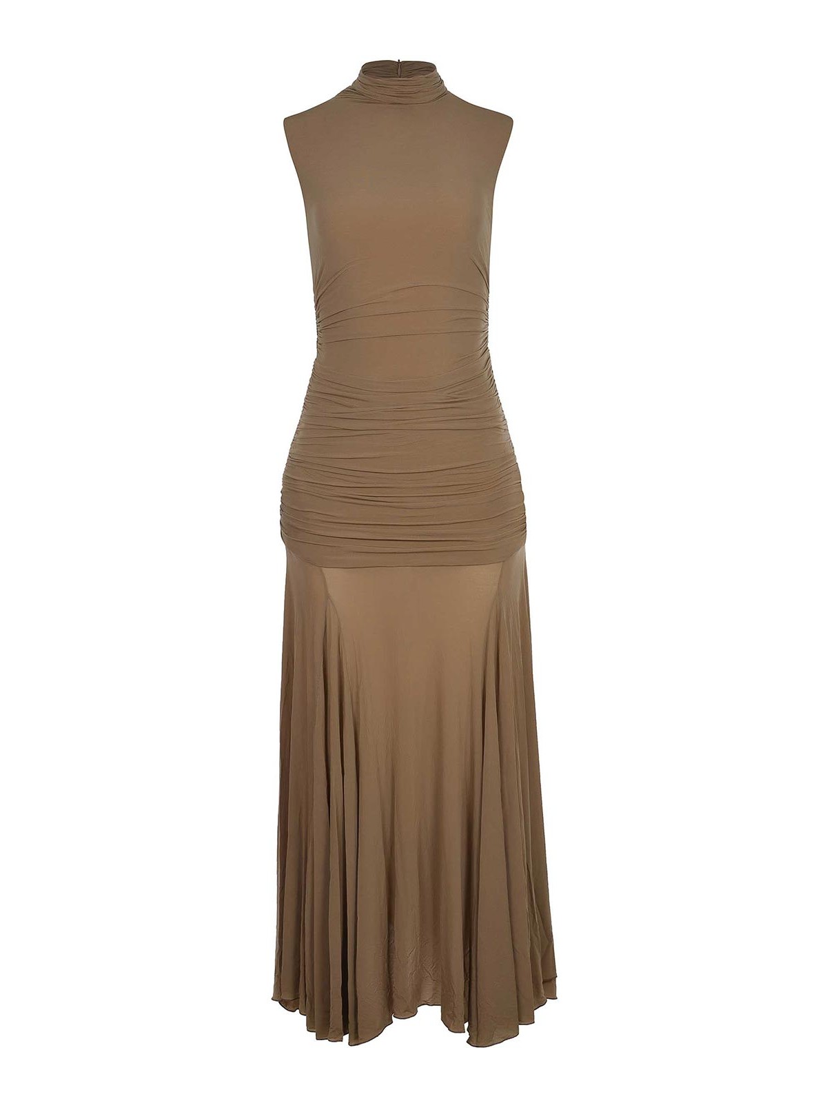 Magda Butrym Dress Made Of Cupro 161725BEIGE (MAGDA BUTRYM / ワンピース・ドレス・オールインワン ) | MAGDA BUTRYM (マグダブトリム)