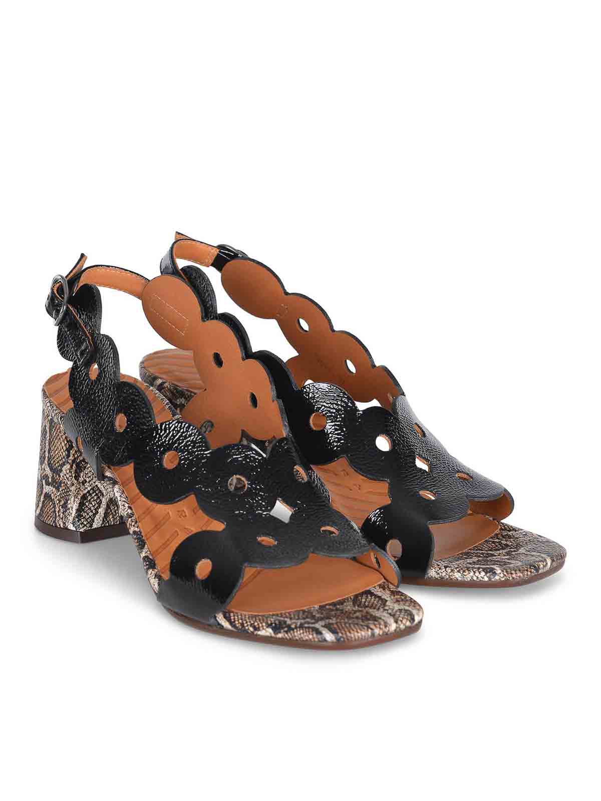 Sandals Made Of Leather RYEDNEGRONATUR (CHIE MIHARA / サンダル ) | CHIE MIHARA (チエミハラ)(1)