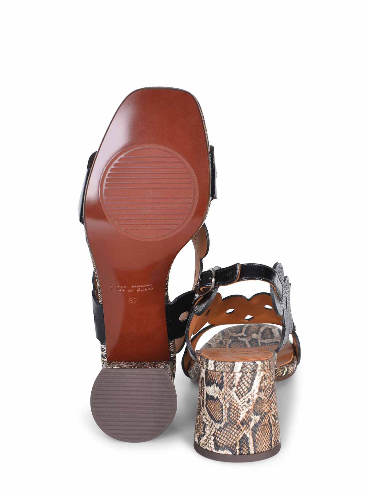 Sandals Made Of Leather RYEDNEGRONATUR (CHIE MIHARA / サンダル ) | CHIE MIHARA (チエミハラ)(4)