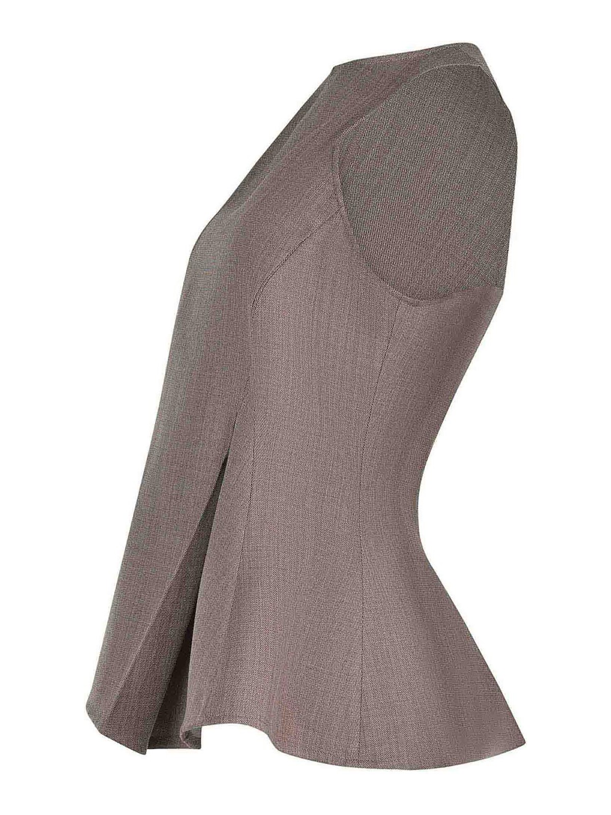 Magda Butrym Blouse Made Of Wool 221426BEIGE (MAGDA BUTRYM / シャツ・ブラウス ) | MAGDA BUTRYM (マグダブトリム)(1)