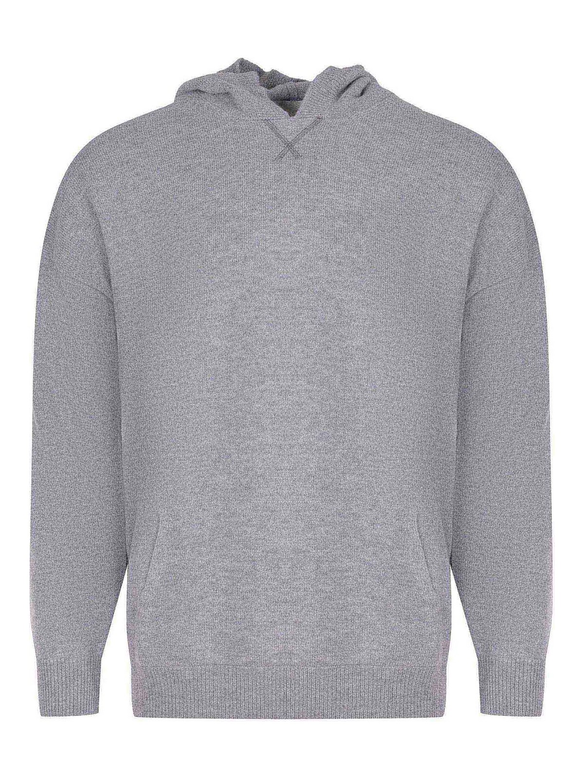 Burgundy Sweater Made Of Gray Wool BF003693 (AMARÁNTO / ニット・セーター・カーディガン ) | AMARÁNTO (アマラント)