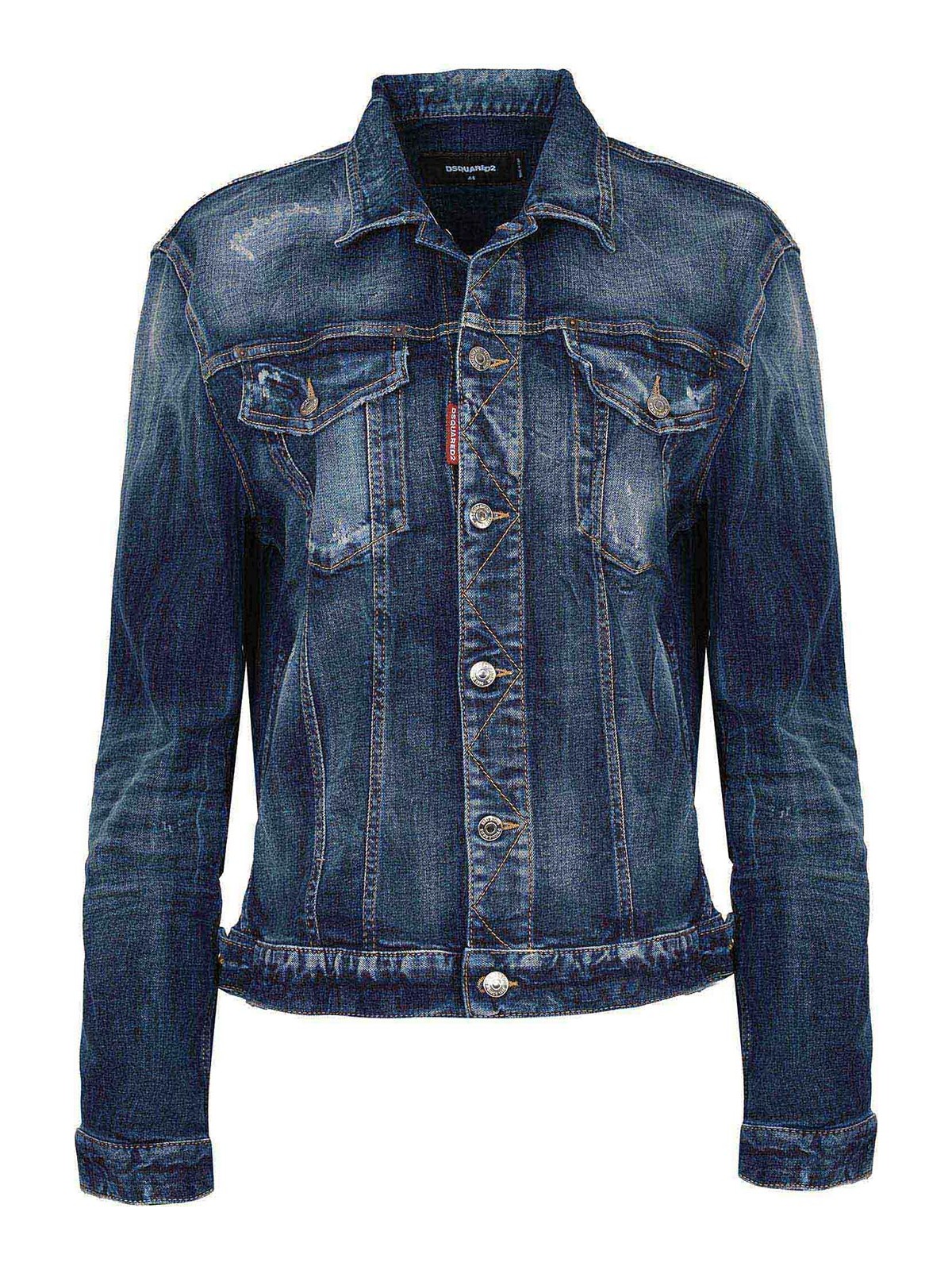 Jacket Made Of Denim S72AM1105S30664470 (Dsquared2 / カジュアルジャケット ) | Dsquared2 (ディースクエアード)