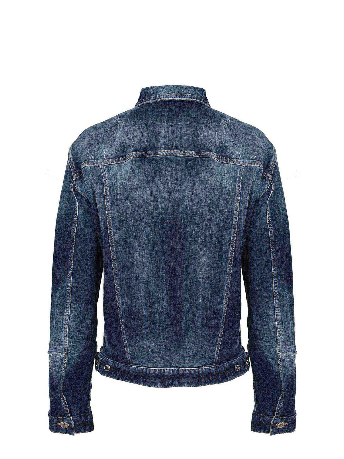 Jacket Made Of Denim S72AM1105S30664470 (Dsquared2 / カジュアルジャケット ) | Dsquared2 (ディースクエアード)(2)