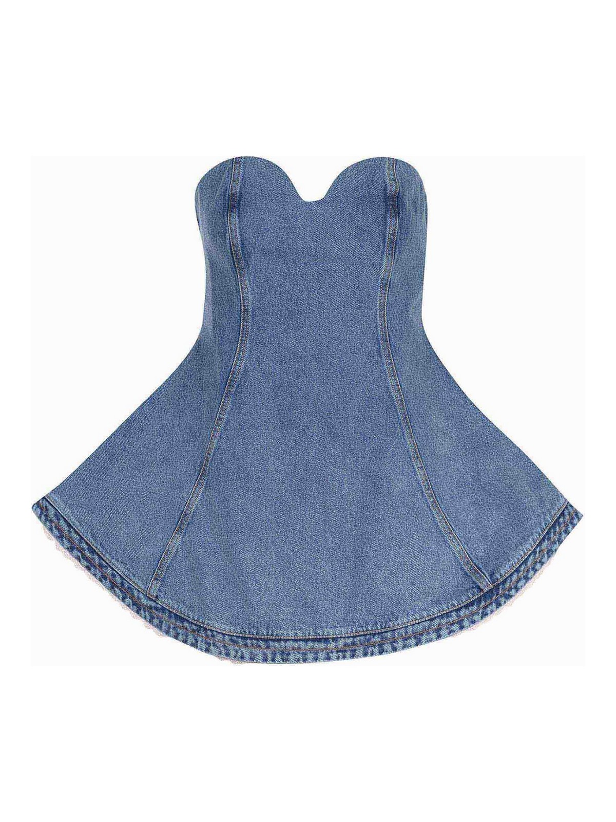 Magda Butrym Dress Made Of Denim 145426DENIM (MAGDA BUTRYM / ワンピース・ドレス・オールインワン ) | MAGDA BUTRYM (マグダブトリム)