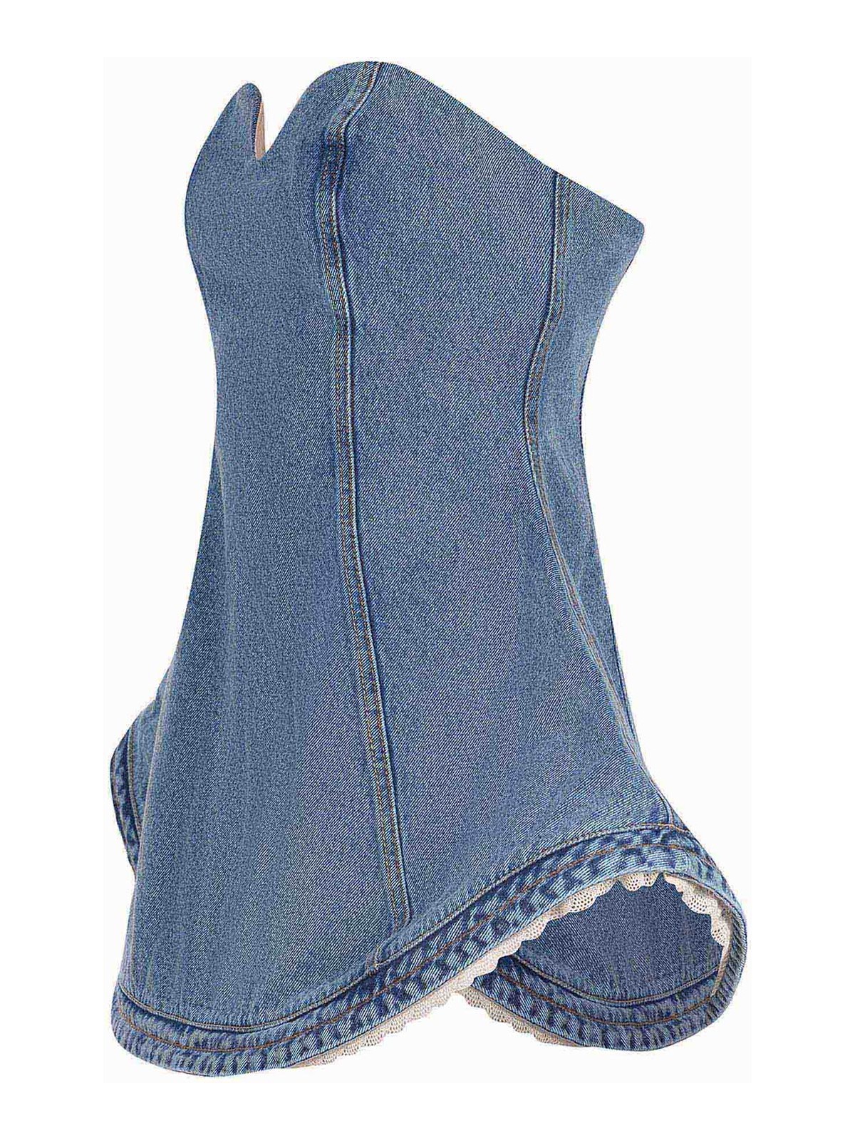 Magda Butrym Dress Made Of Denim 145426DENIM (MAGDA BUTRYM / ワンピース・ドレス・オールインワン ) | MAGDA BUTRYM (マグダブトリム)(1)