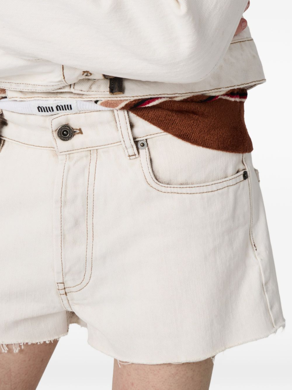 Miu Miu Shorts GWP602183TF0009 (MIU MIU / ショートパンツ ) | MIU MIU (ミュウミュウ)(2)