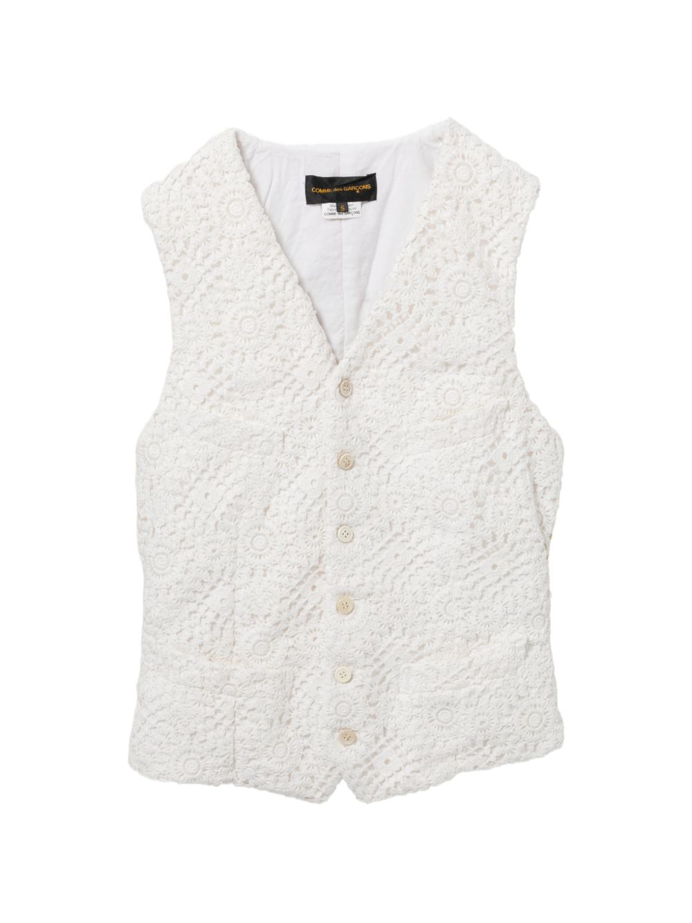 Comme des Garcons Sweaters White GQV0010511 (Comme Des Garçons / ベスト ) | Comme Des Garçons (コムデギャルソン)