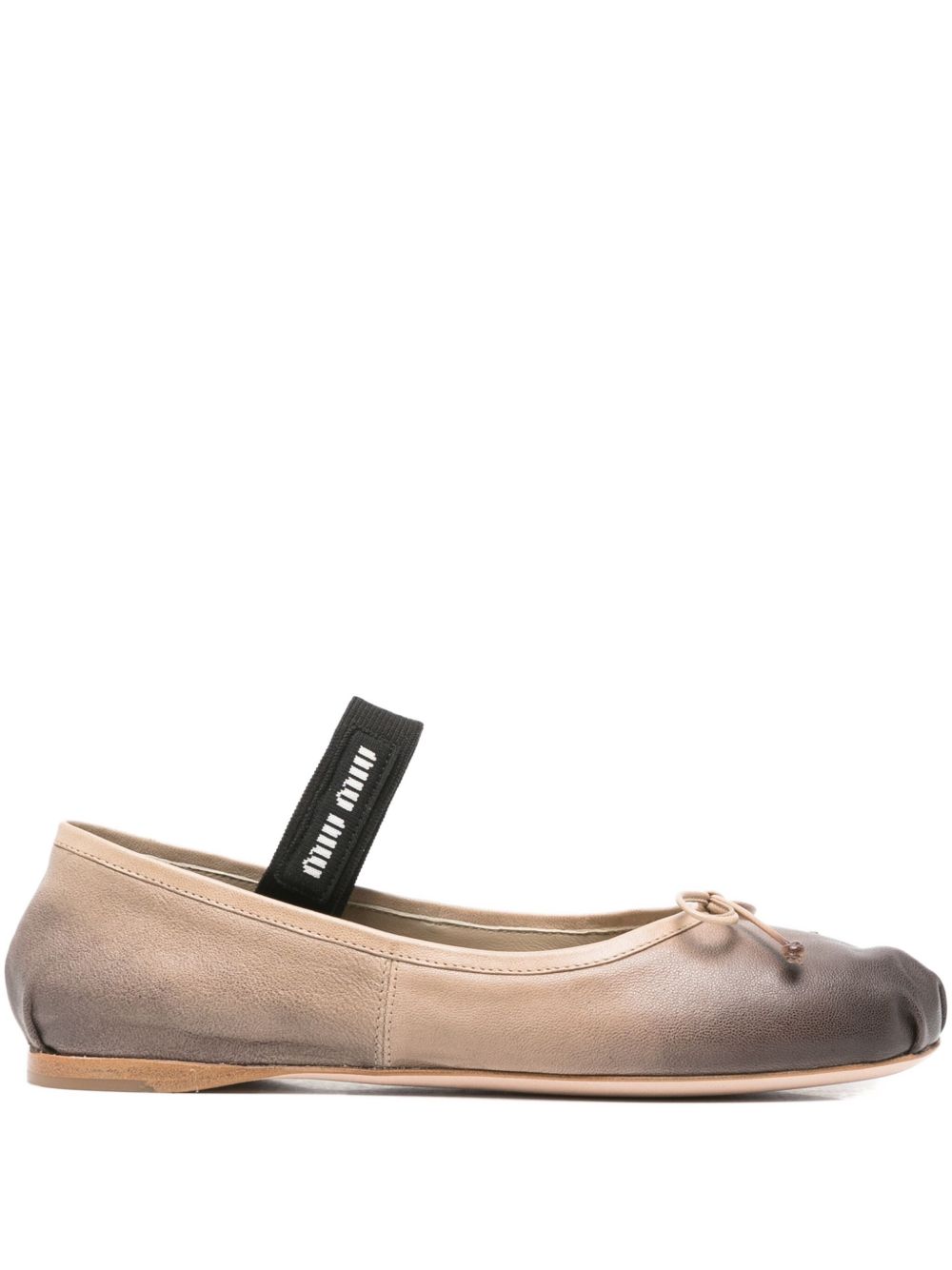 Miu Miu Flat shoes Beige 5F507E038F0036 (MIU MIU / フラットシューズ ) | MIU MIU (ミュウミュウ)