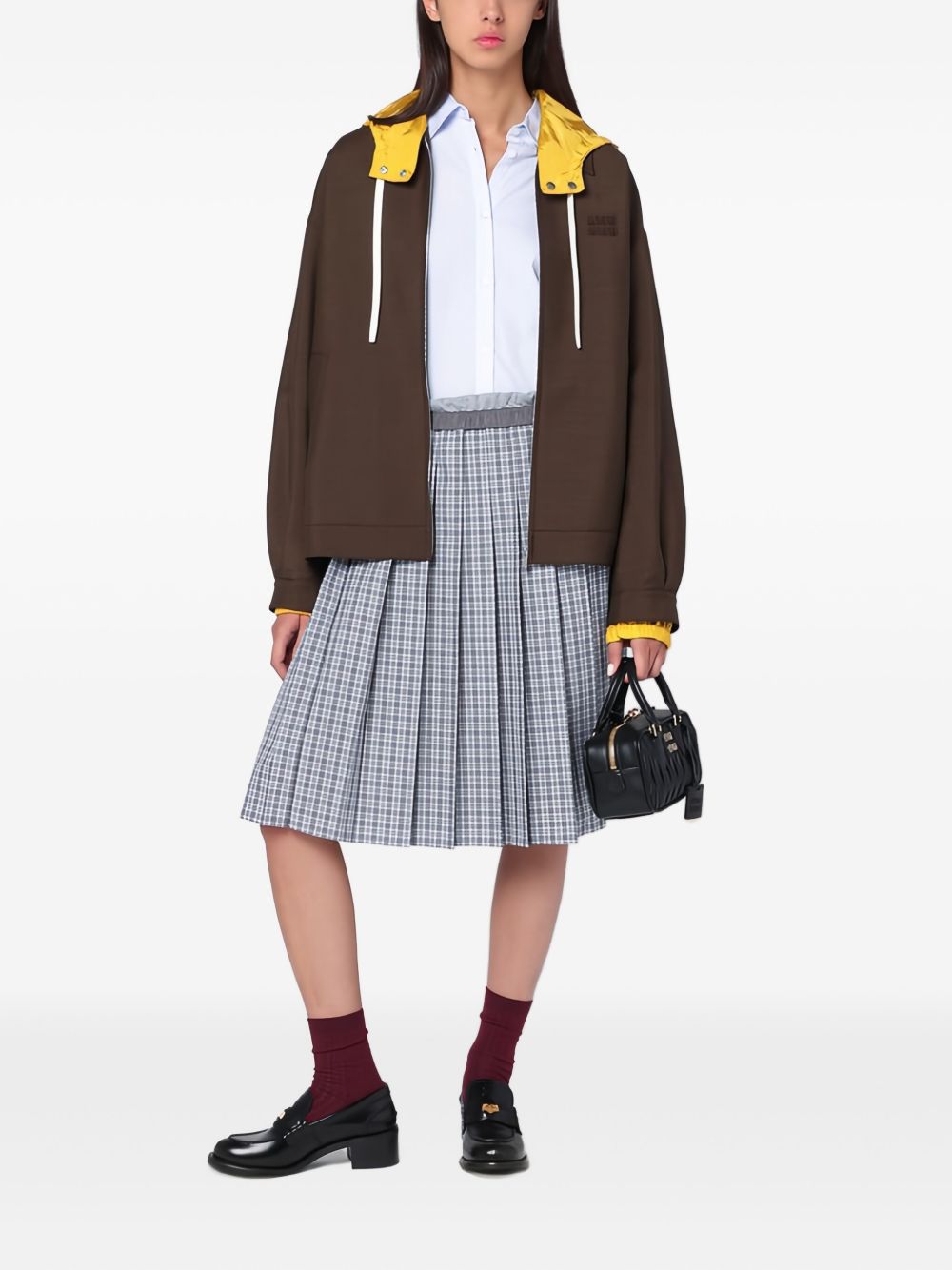 Miu Miu Coats Brown ML126817HVF04NJ (MIU MIU / カジュアルジャケット ) | MIU MIU (ミュウミュウ)(3)