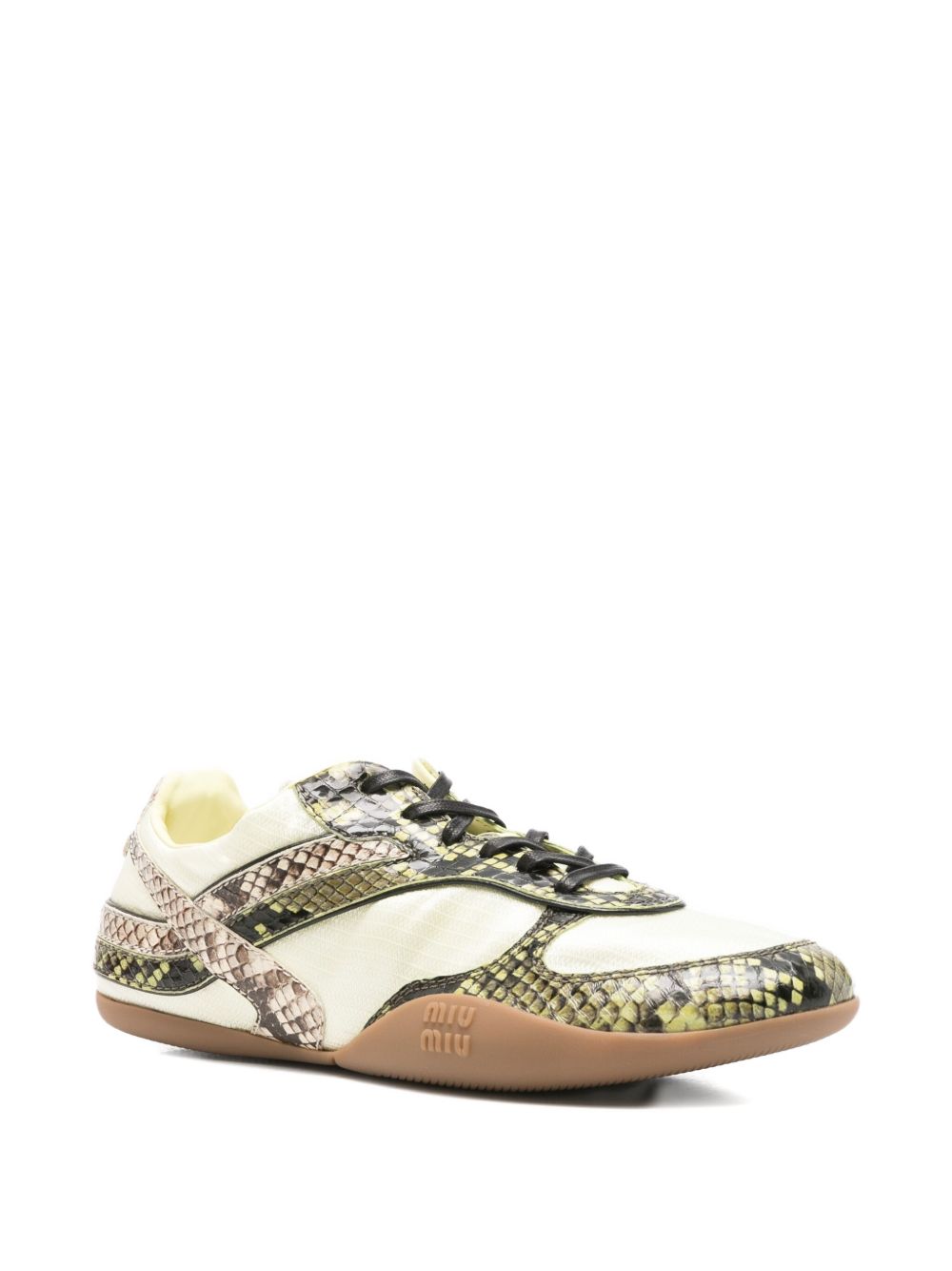 Miu Miu Sneakers Yellow 5E428E3ZL4F084U (MIU MIU / スニーカー ) | MIU MIU (ミュウミュウ)(1)