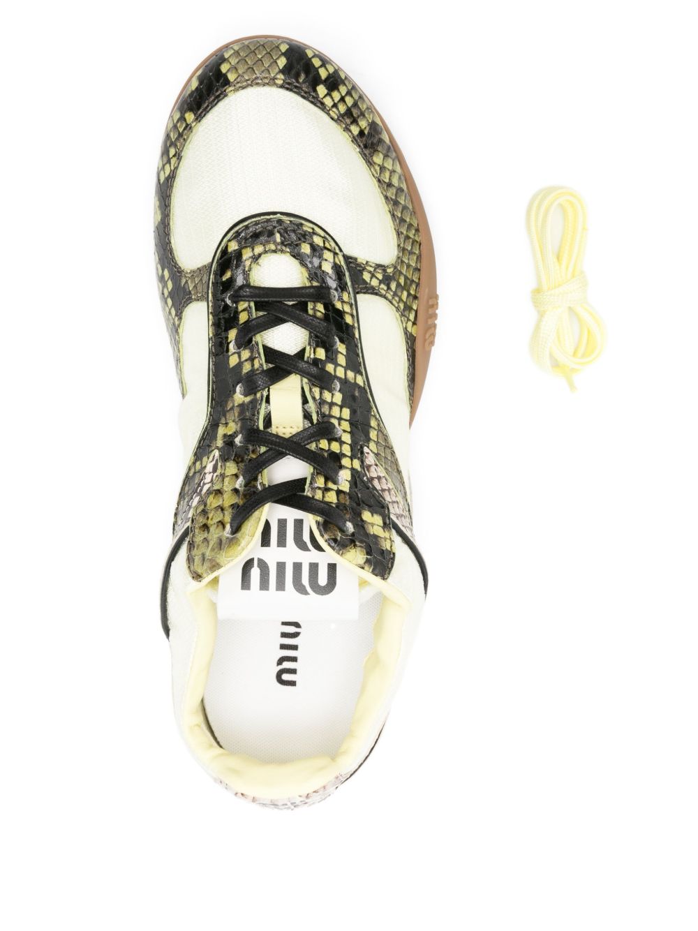 Miu Miu Sneakers Yellow 5E428E3ZL4F084U (MIU MIU / スニーカー ) | MIU MIU (ミュウミュウ)(3)