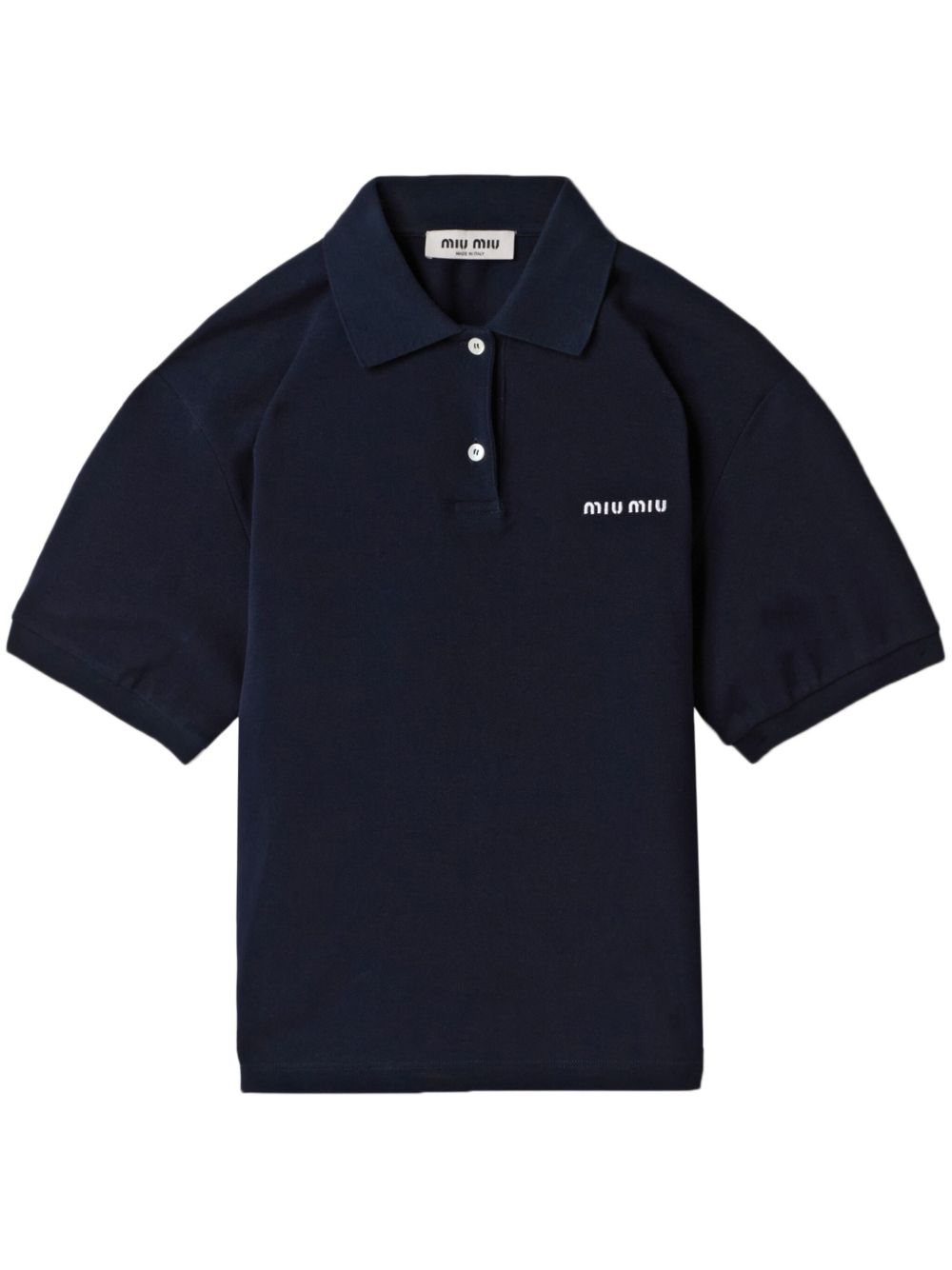 Miu Miu T-shirts and Polos NAVY MJN53514RWF0008 (MIU MIU / ポロシャツ ) | MIU MIU (ミュウミュウ)