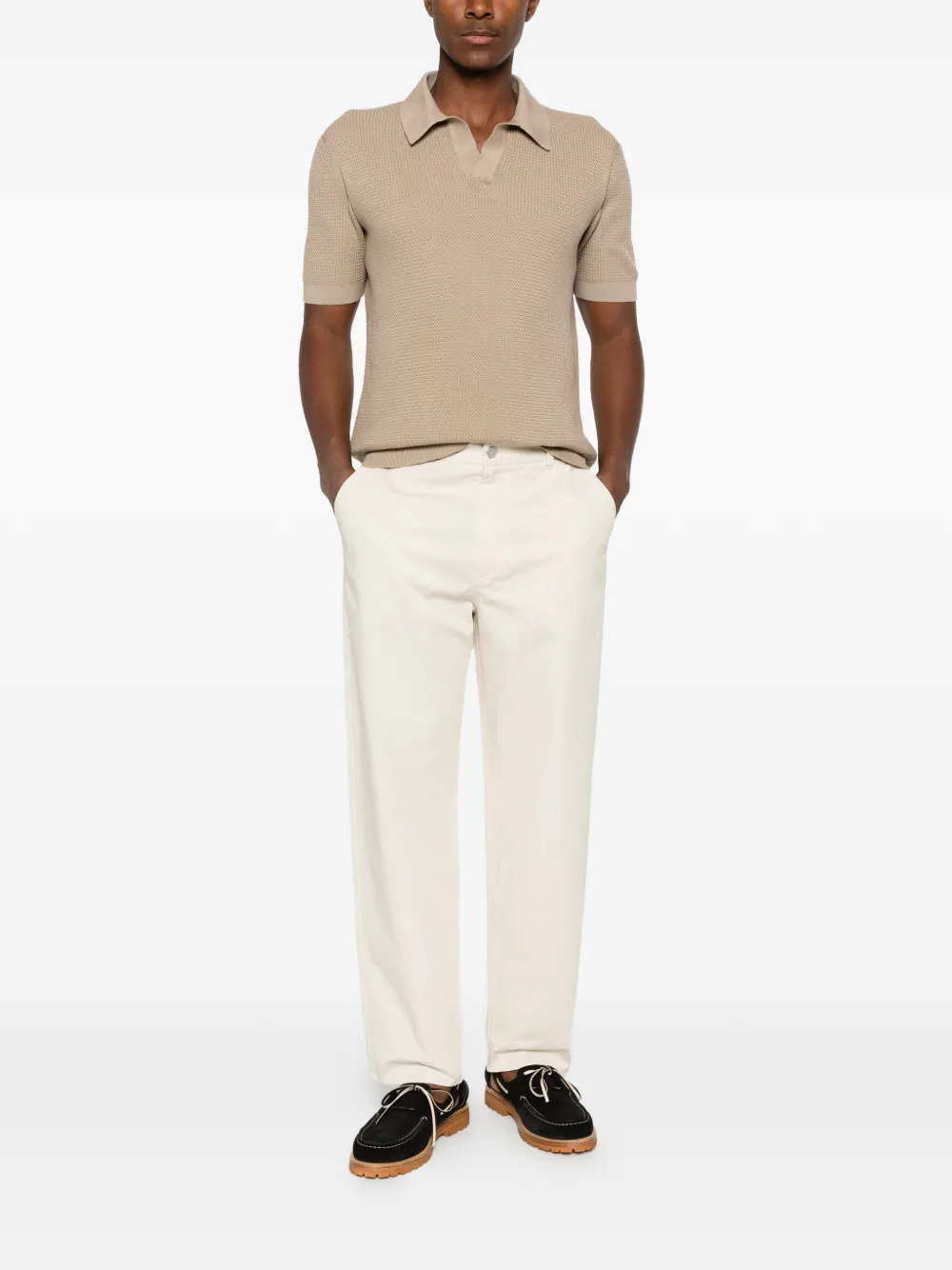 ZEGNA T-shirts and Polos Beige UHC26A3C31N02 (ZEGNA / ポロシャツ ) | ZEGNA (ゼニア)(1)