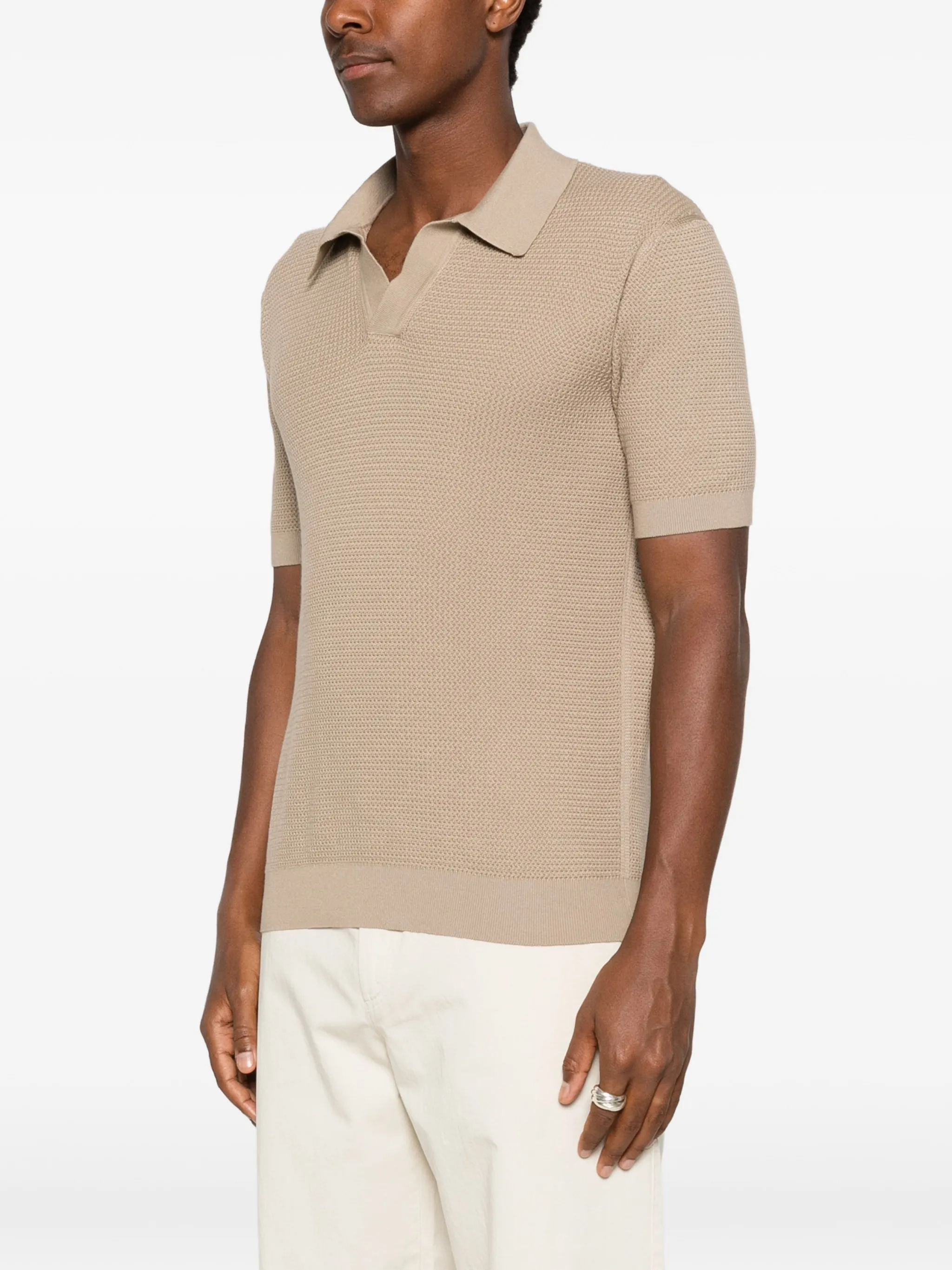 ZEGNA T-shirts and Polos Beige UHC26A3C31N02 (ZEGNA / ポロシャツ ) | ZEGNA (ゼニア)(2)