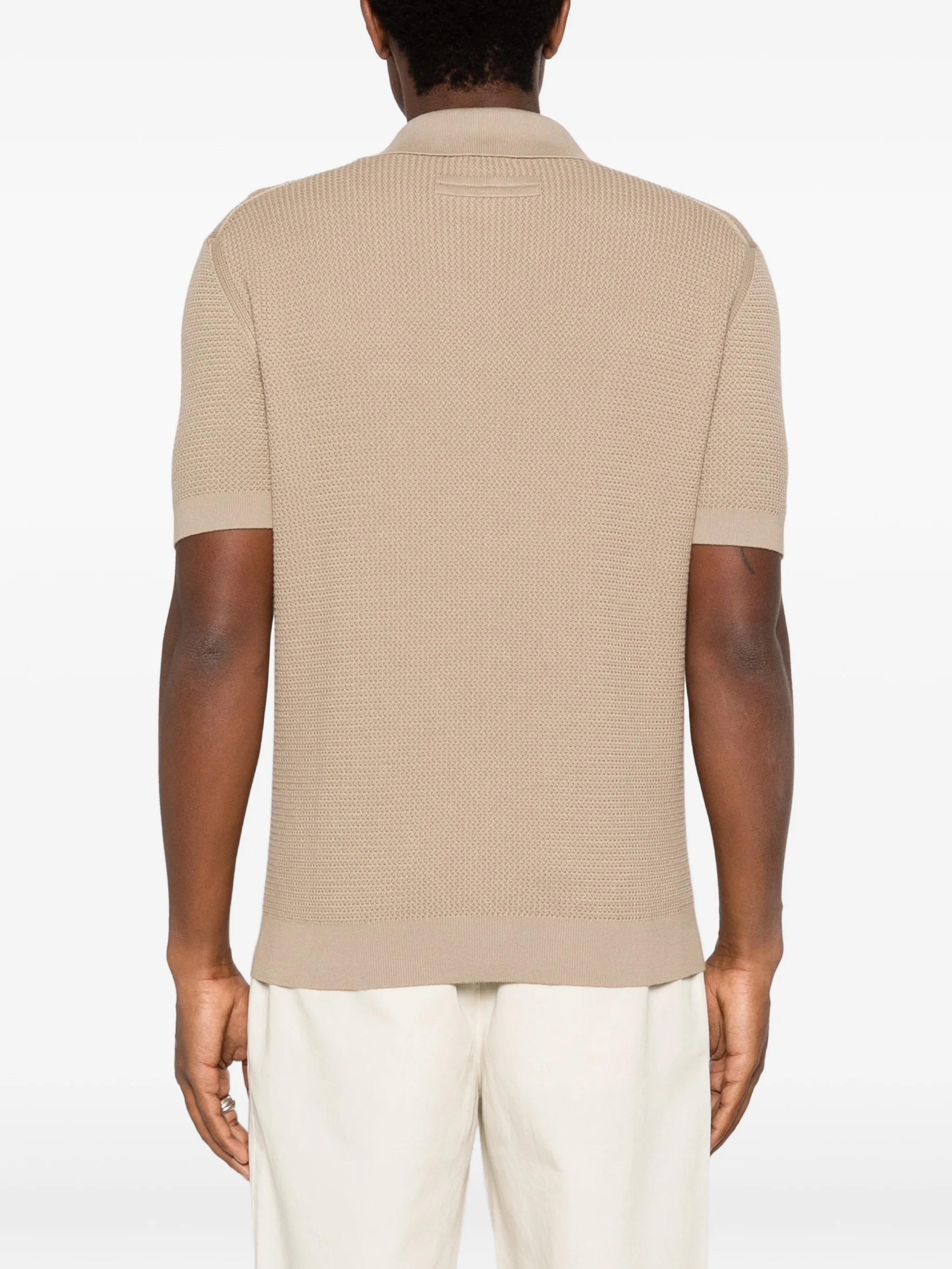 ZEGNA T-shirts and Polos Beige UHC26A3C31N02 (ZEGNA / ポロシャツ ) | ZEGNA (ゼニア)(3)