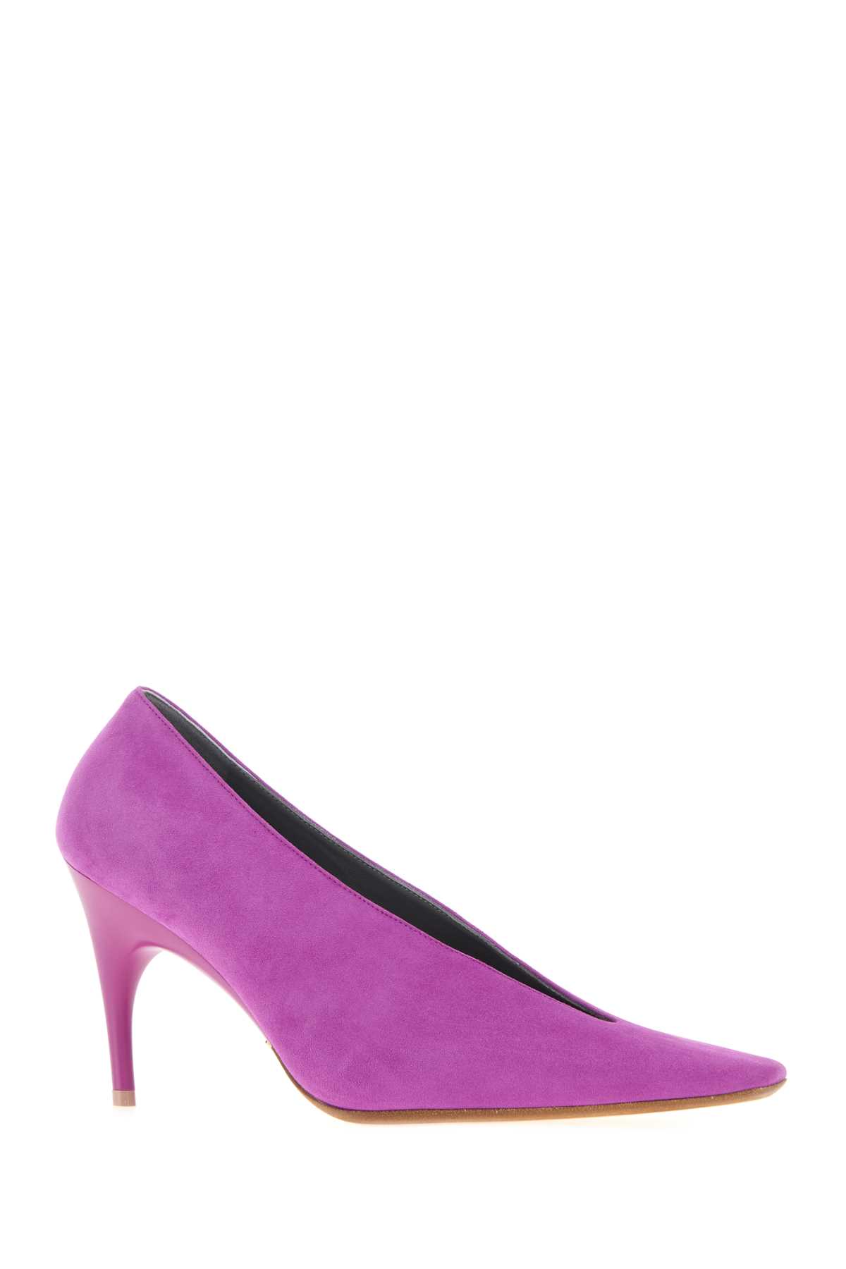 Purple suede Duchesse 90 pumps 869817WCB315076 (Balenciaga / パンプス・ハイヒール ) | Balenciaga (バレンシアガ)(1)