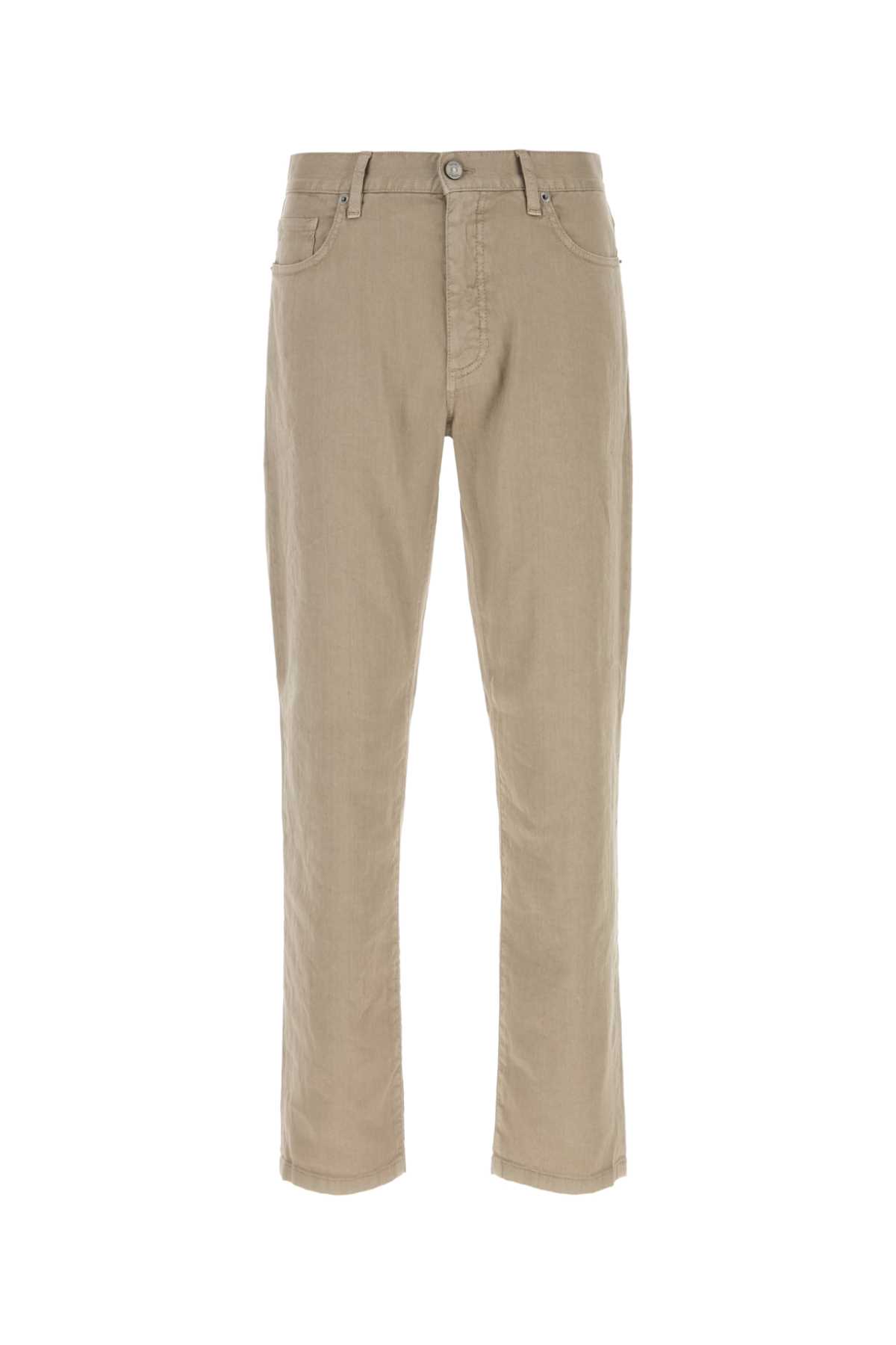 Beige stretch linen blend pant RUHP16A3CITYN02 (ZEGNA / ジーンズ ) | ZEGNA (ゼニア)