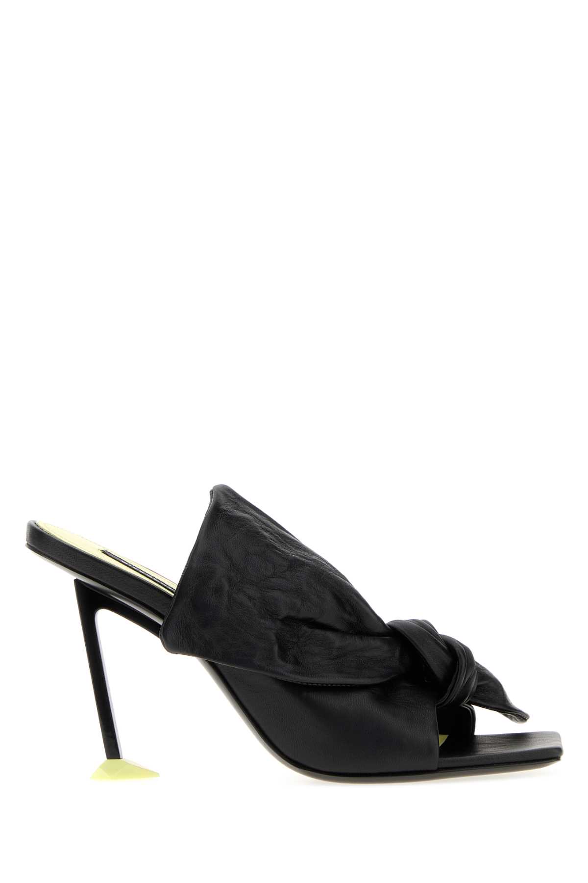 Black leather Boudoir mules BE30B7E2H6001 (GIVENCHY / サンダル ) | GIVENCHY (ジバンシィ)