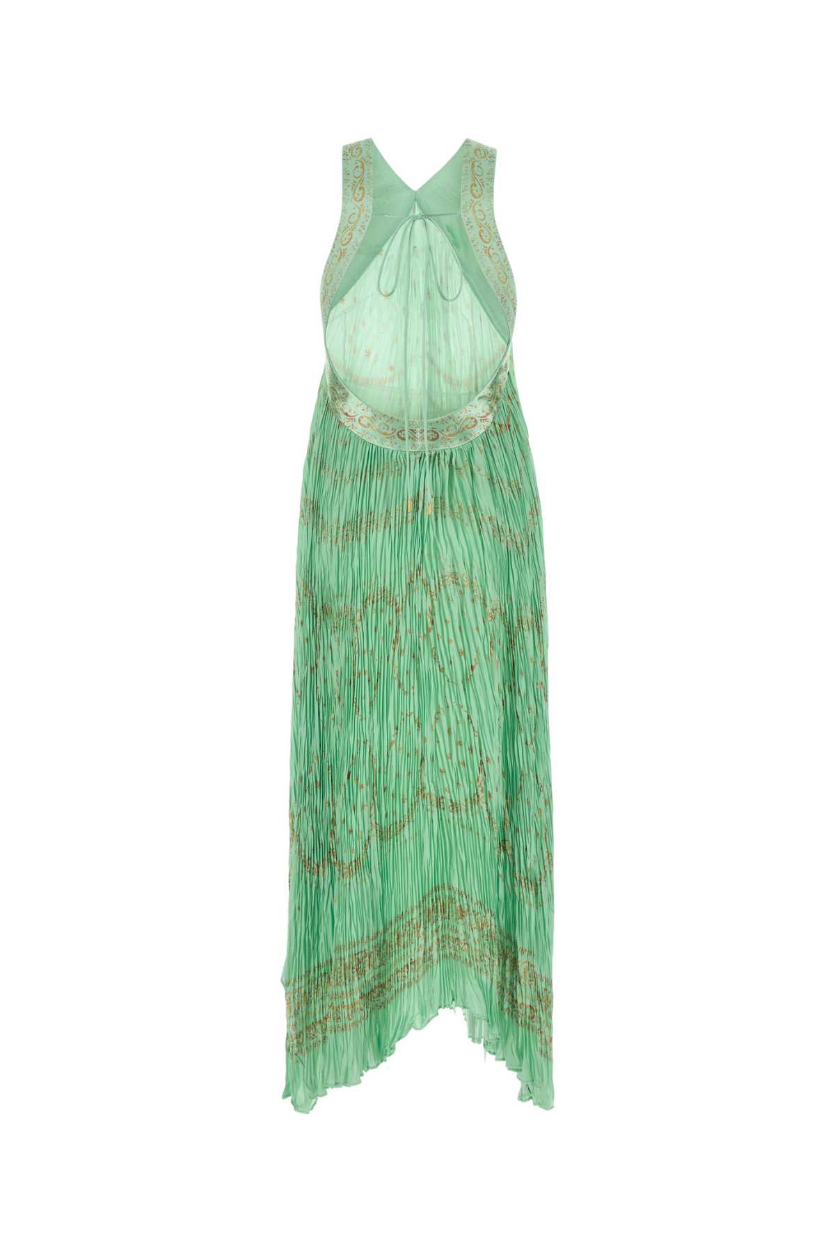 Printed satin dress A044701491373 (ALBERTA FERRETTI / ワンピース・ドレス・オールインワン ) | ALBERTA FERRETTI (アルベルタ フェレッティ)(1)