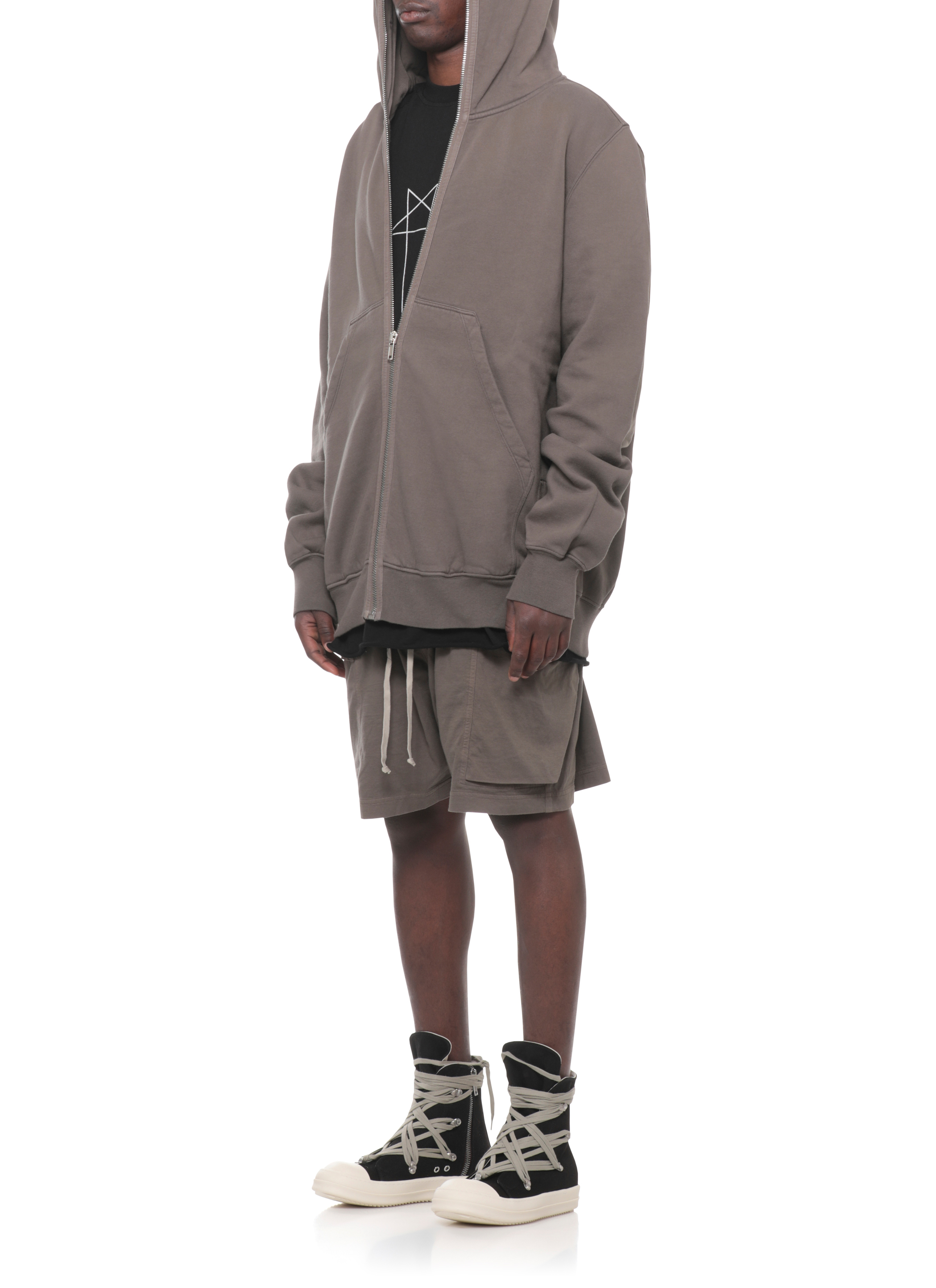 RICK OWENS DRKSHDW Sweaters DU01F4283F34 (Rick Owens DRKSHDW / スウェット・フーディー ) | Rick Owens DRKSHDW (リック オウエンス ダークシャドウ)(1)