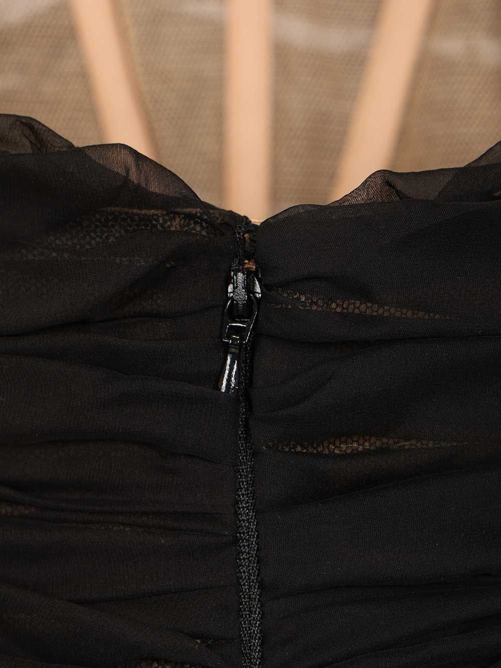 LOOK 45 - FITTED BUSTIER TOP SILK CHIFFON 872530TUN281000 (Balenciaga / タンクトップ・キャミソール ) | Balenciaga (バレンシアガ)(5)