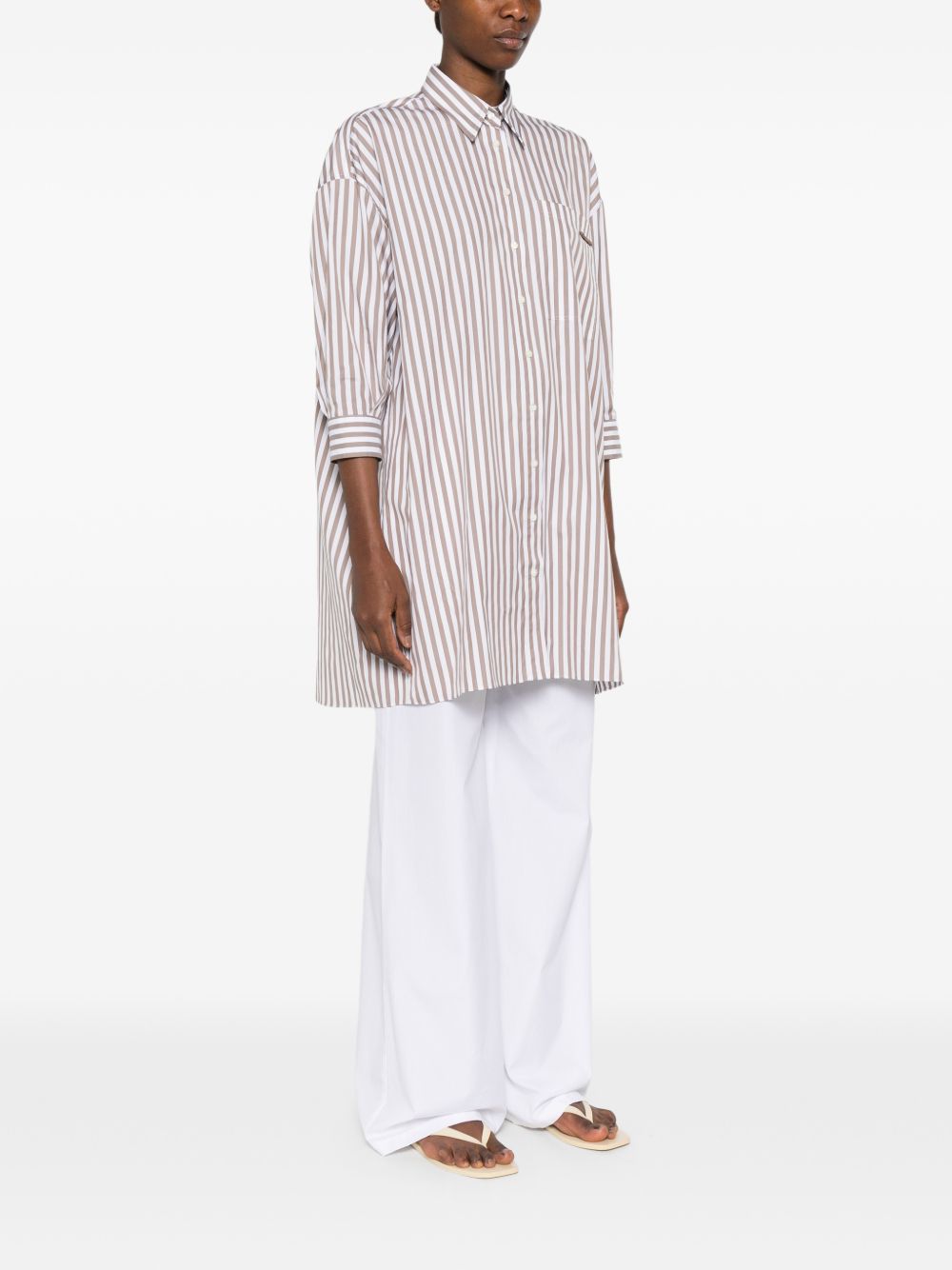 Brunello Cucinelli Shirts BROWN MH744MR106C024 (Brunello Cucinelli / シャツ・ブラウス ) | Brunello Cucinelli (ブルネロ・クチネリ)(3)