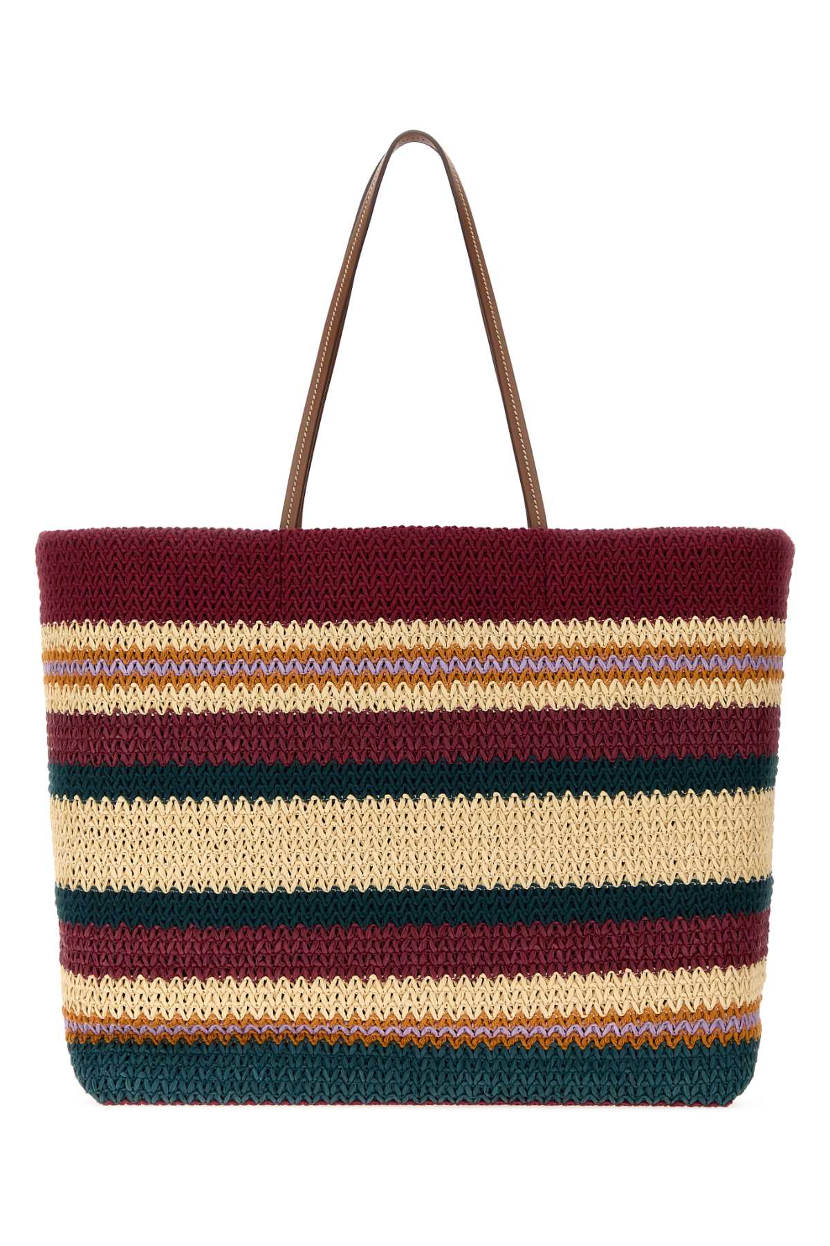 Embroidered rafia and cotton shopping bag 5BG2282DO3F05DN (MIU MIU / トートバッグ ) | MIU MIU (ミュウミュウ)(2)