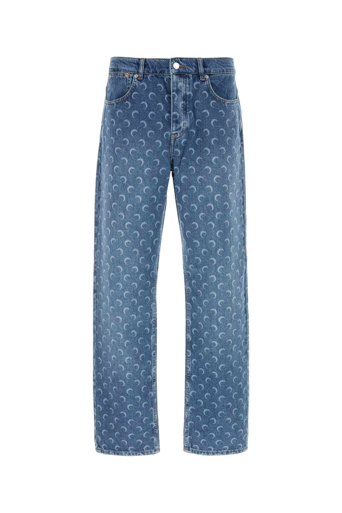 Printed denim jeans MPA066CCDEN0002BL05 (MARINE SERRE / ジーンズ ) | MARINE SERRE (マリーン セル)