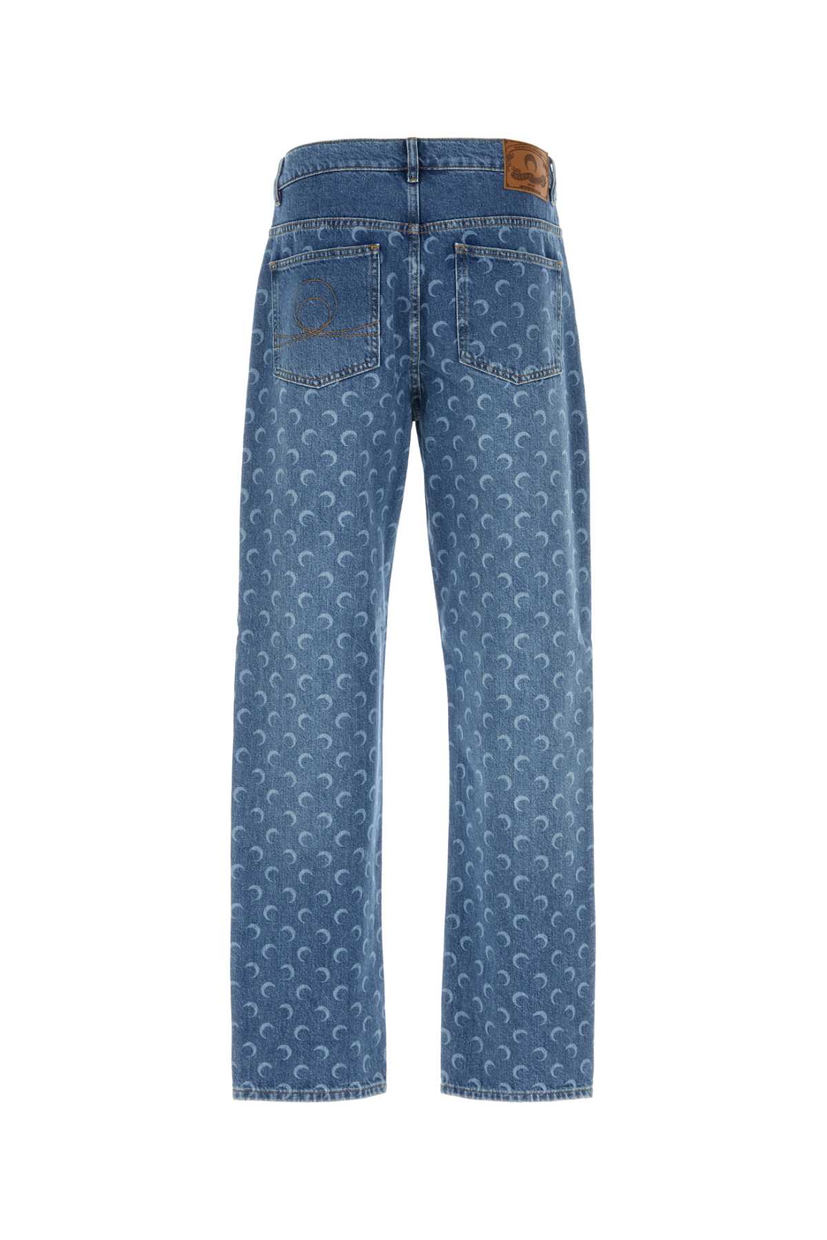 Printed denim jeans MPA066CCDEN0002BL05 (MARINE SERRE / ジーンズ ) | MARINE SERRE (マリーン セル)(1)