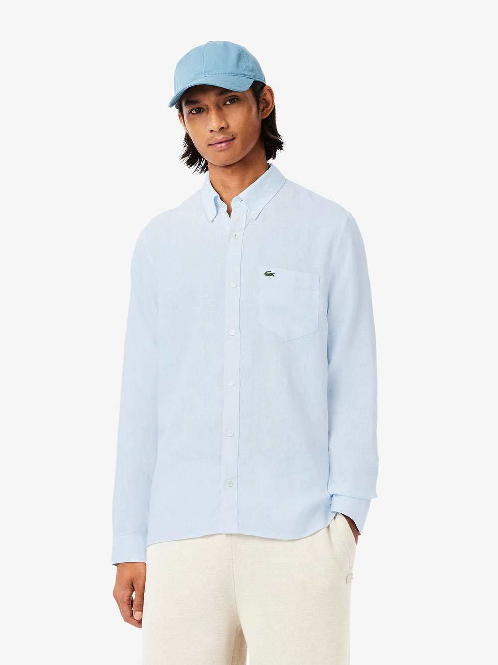 REGULAR-FIT LINEN SHIRT CH5692T01 (LACOSTE / シャツ・ブラウス ) | LACOSTE (ラコステ)(1)