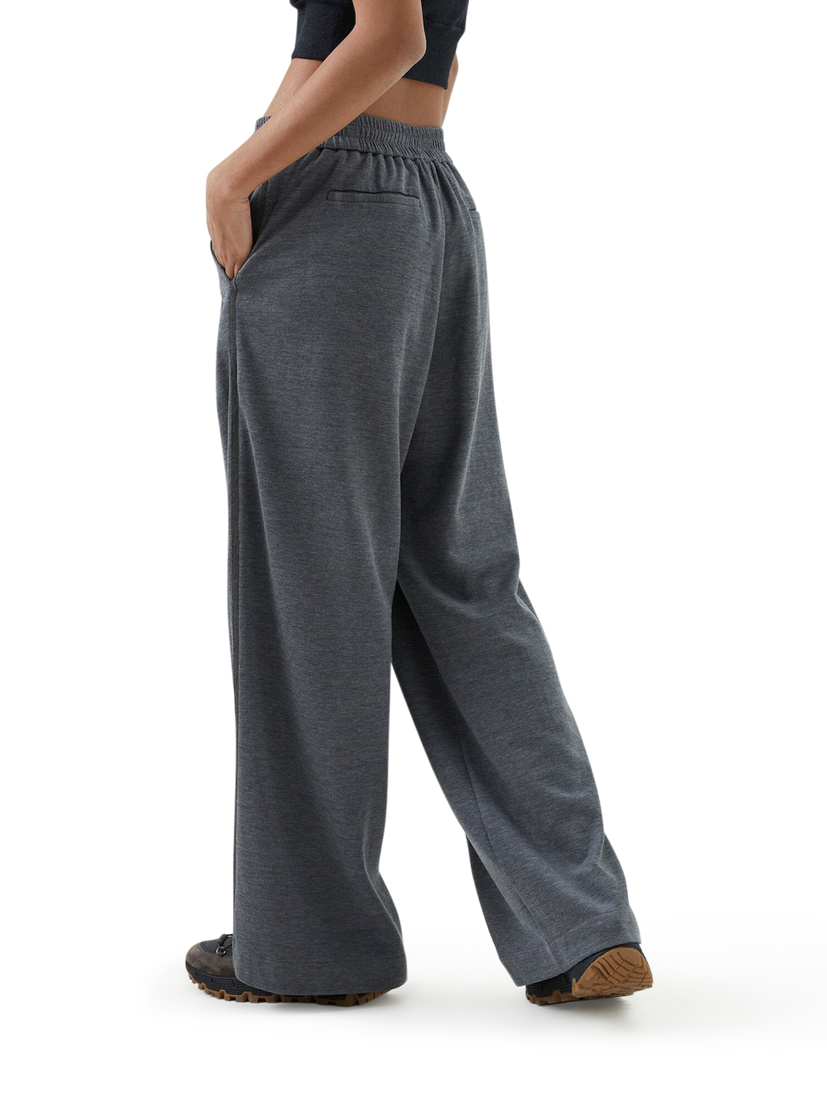 WIDE LEG TROUSERS WITH DRAWSTRING MD828SM689C572 (Brunello Cucinelli / パンツ ) | Brunello Cucinelli (ブルネロ・クチネリ)(2)