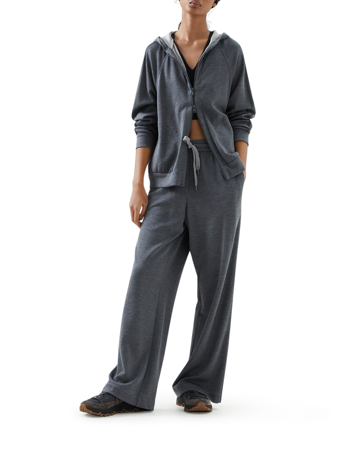WIDE LEG TROUSERS WITH DRAWSTRING MD828SM689C572 (Brunello Cucinelli / パンツ ) | Brunello Cucinelli (ブルネロ・クチネリ)(3)
