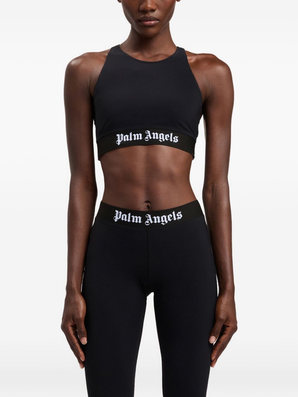PALM ANGELS Top BLACK PWVO024S26FAB0011010 (Palm Angels / タンクトップ・キャミソール ) | Palm Angels (パームエンジェルス)(1)