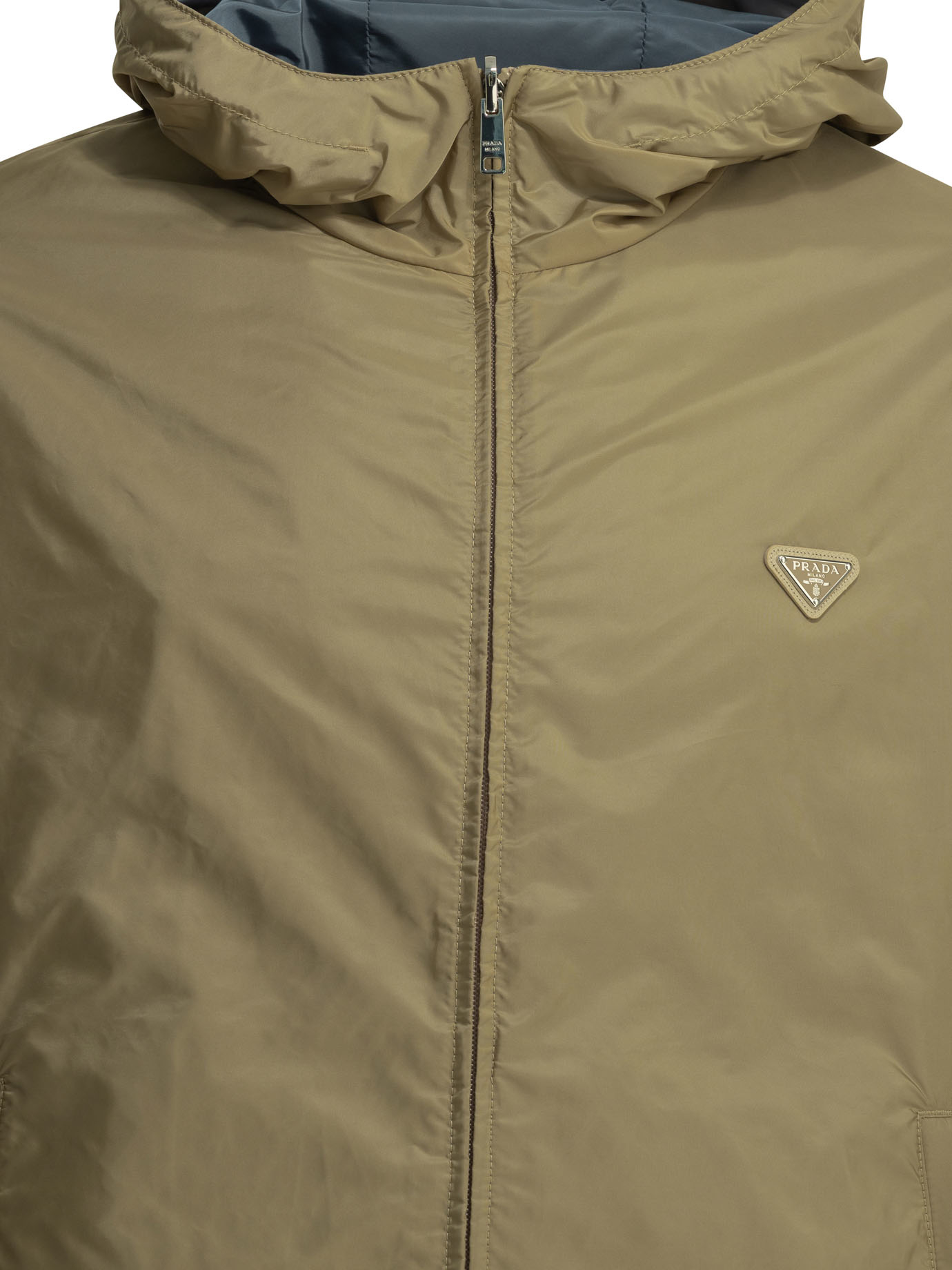 Reversible windbreaker jacket with logo SGD1081WQ9F05JX (Prada / カジュアルジャケット ) | Prada (プラダ)(4)
