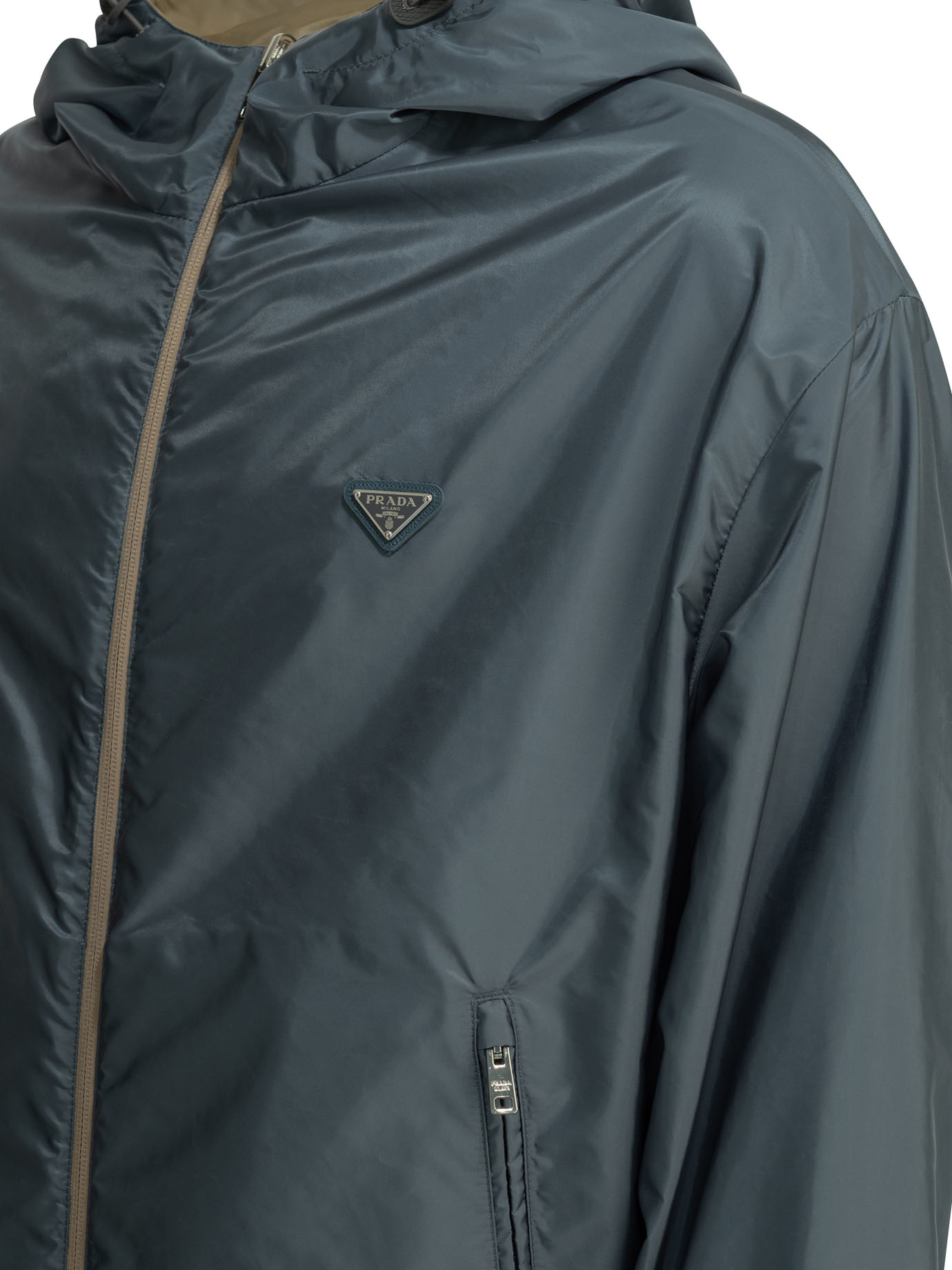 Reversible windbreaker jacket with logo SGD1081WQ9F05JX (Prada / カジュアルジャケット ) | Prada (プラダ)(5)