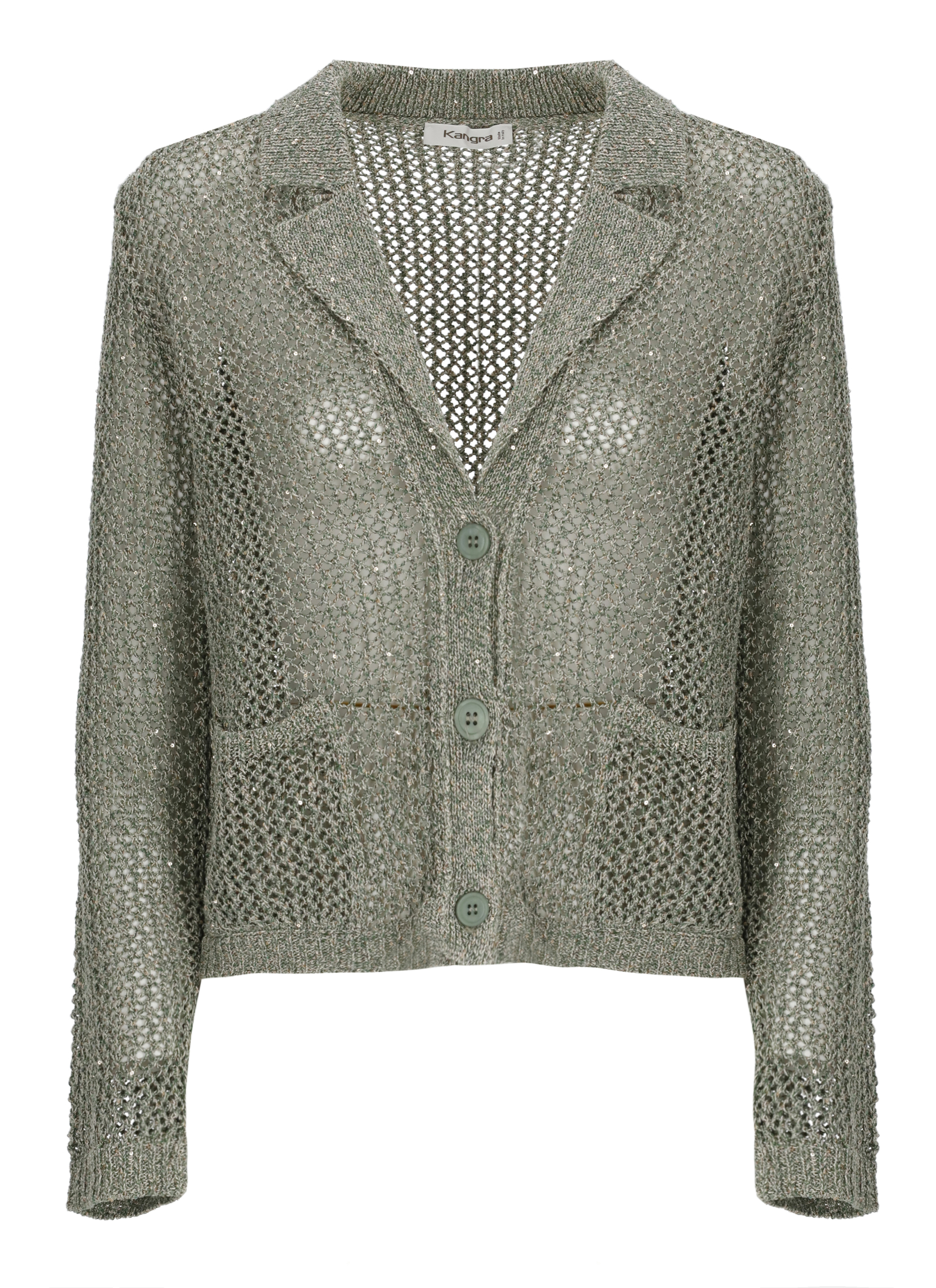 Kangra Jackets Green 373557847 (Kangra / ニット・セーター・カーディガン ) | Kangra (カングラ)