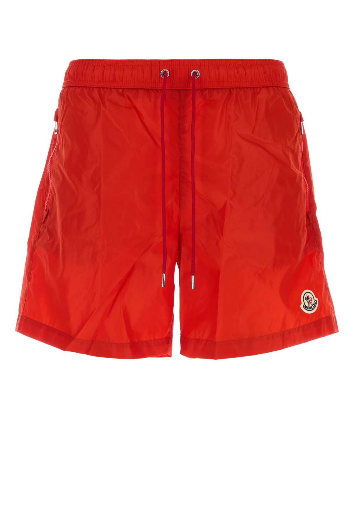Red nylon swimming shorts L10912C000135985M452 (Moncler / スイムウェア ) | Moncler (モンクレール)