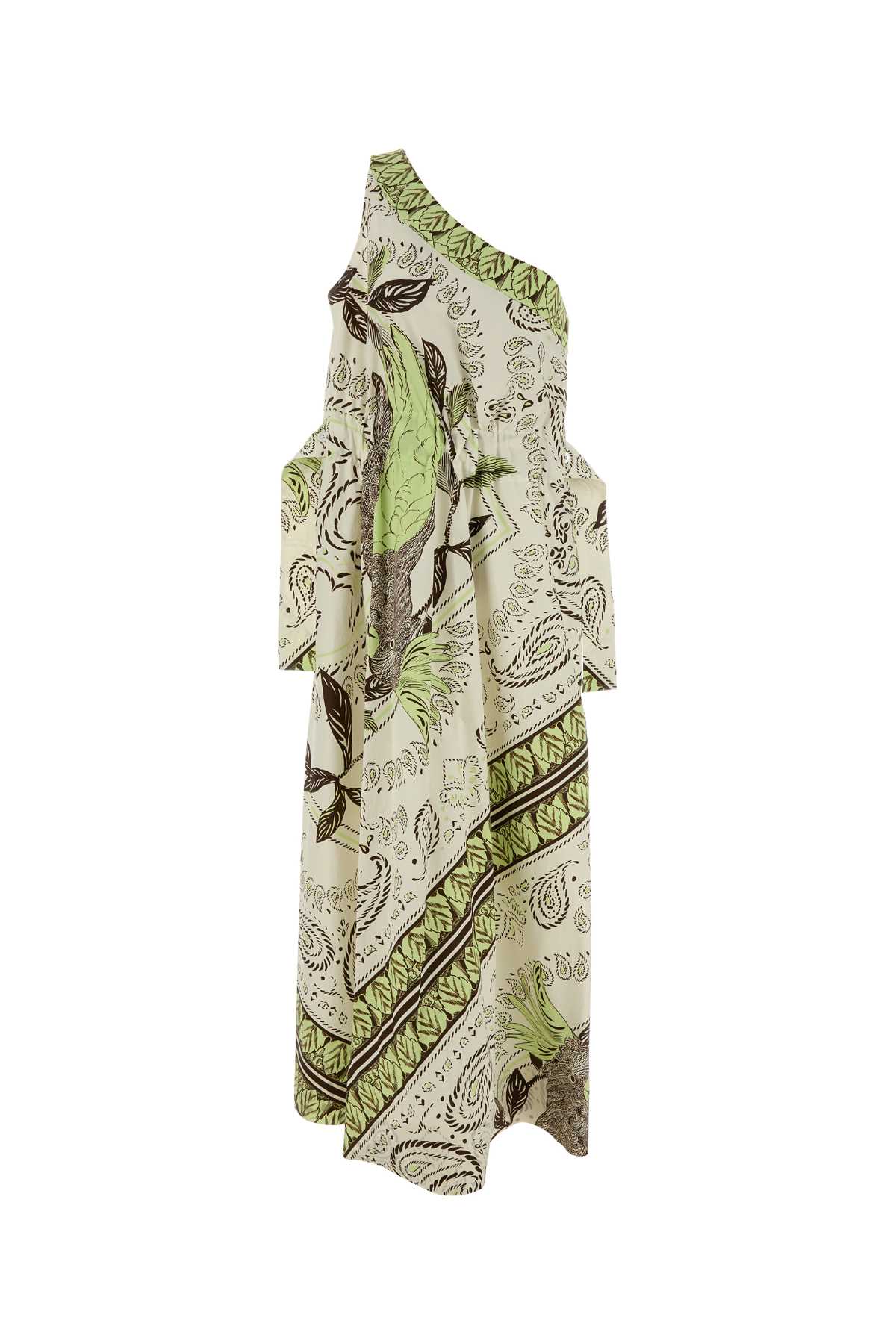 Printed stretch cotton one-shoulder dress 183753301 (TORY BURCH / ワンピース・ドレス・オールインワン ) | TORY BURCH (トリーバーチ)