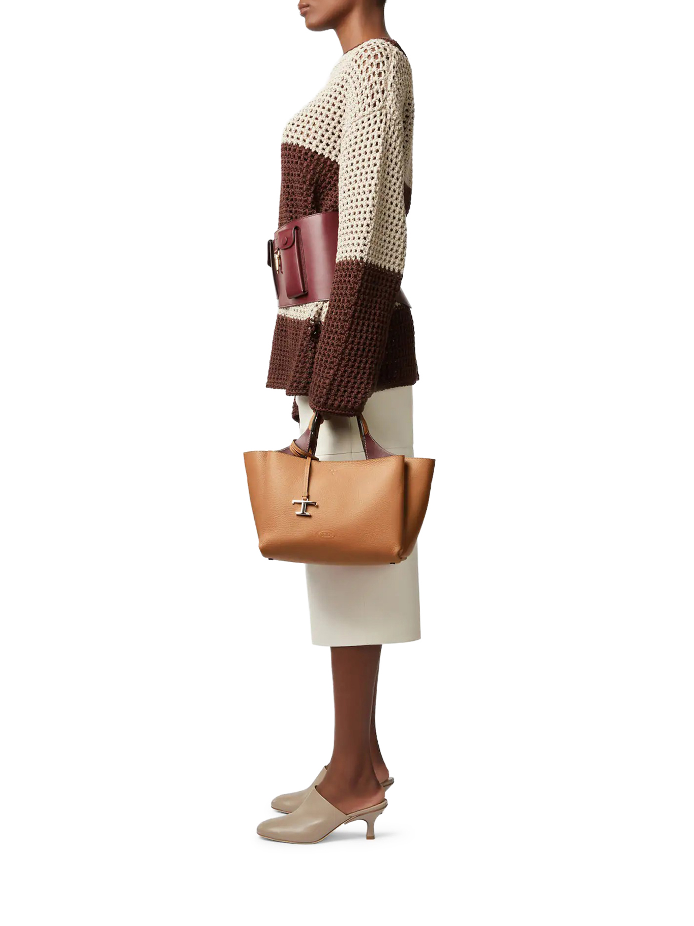 MINI HAND BAG IN HAMMERED LEATHER XBWAPAFL100QRI9P139P13 (Tod's / ハンドバッグ・ショルダーバッグ ) | Tod's (トッズ)(1)