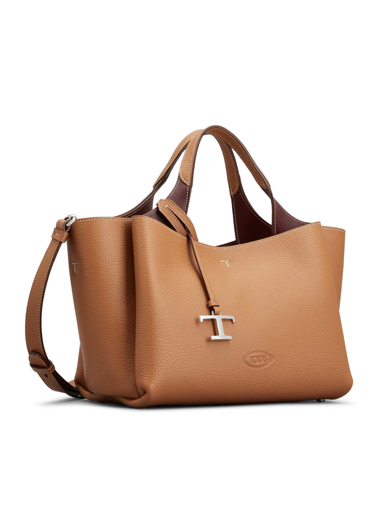 MINI HAND BAG IN HAMMERED LEATHER XBWAPAFL100QRI9P139P13 (Tod's / ハンドバッグ・ショルダーバッグ ) | Tod's (トッズ)(2)